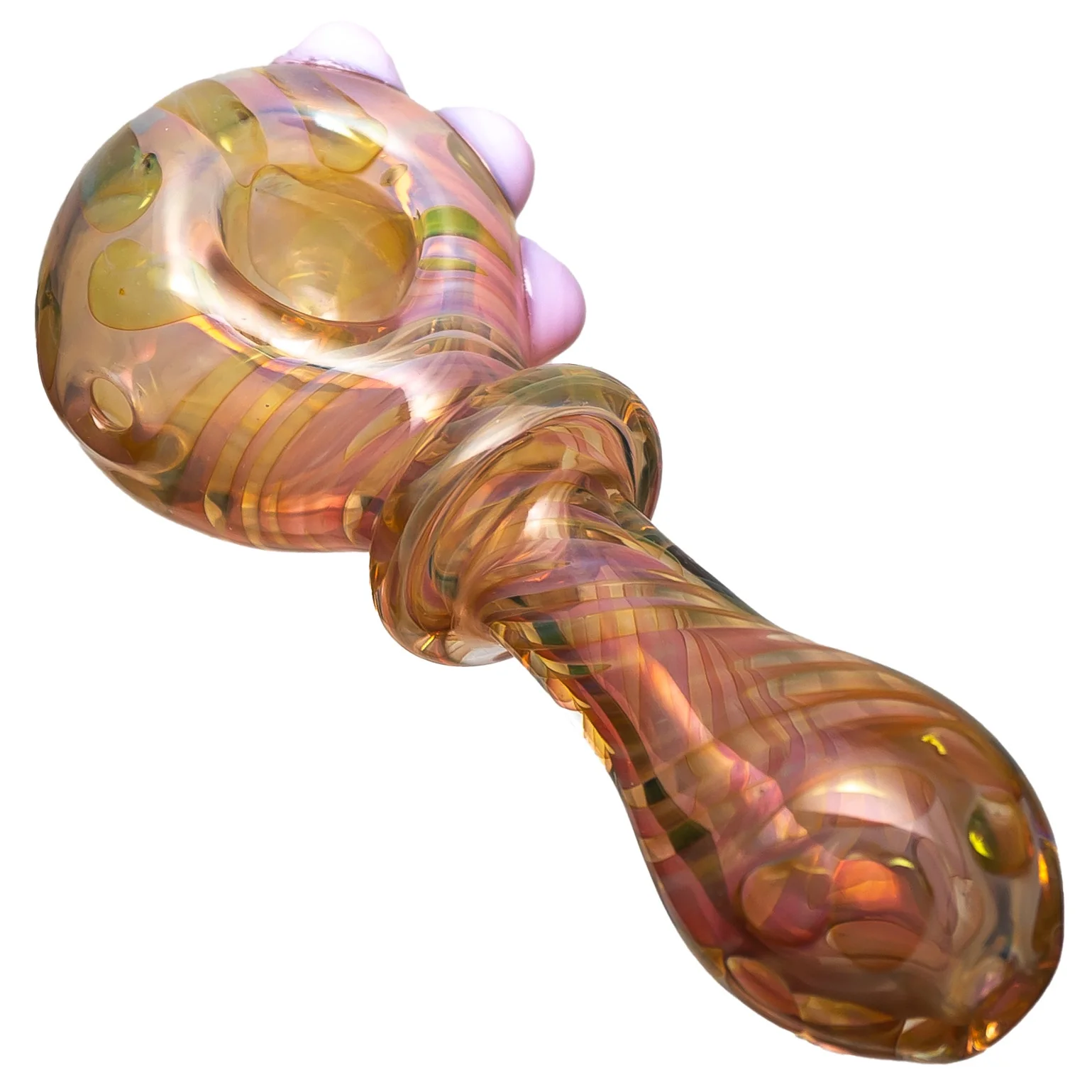 Shooters - Fume Swirl Spoon w/ Accent Grips - Pink