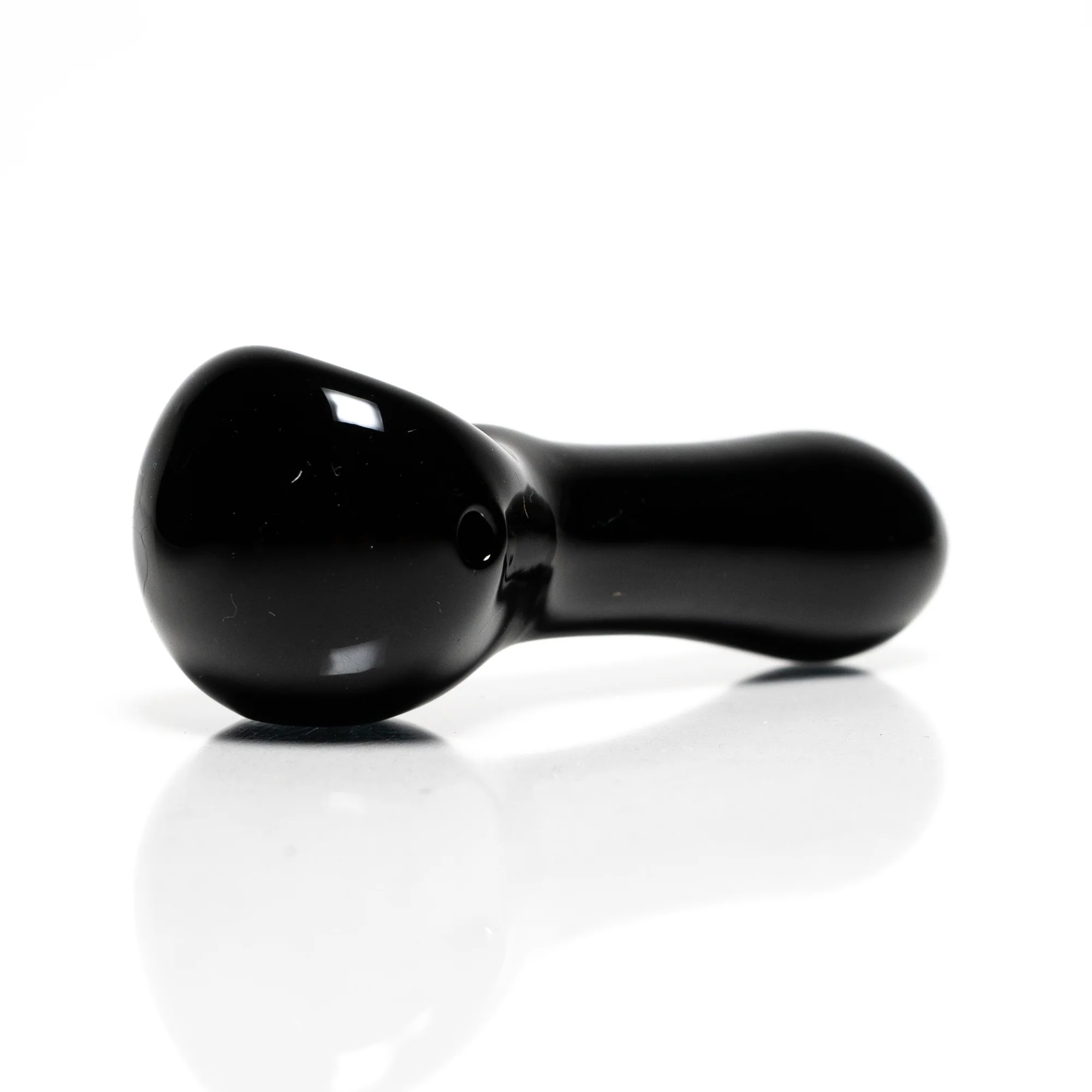 Shooters - Honeycomb Screen Spoon Pipe - Black - Image 2