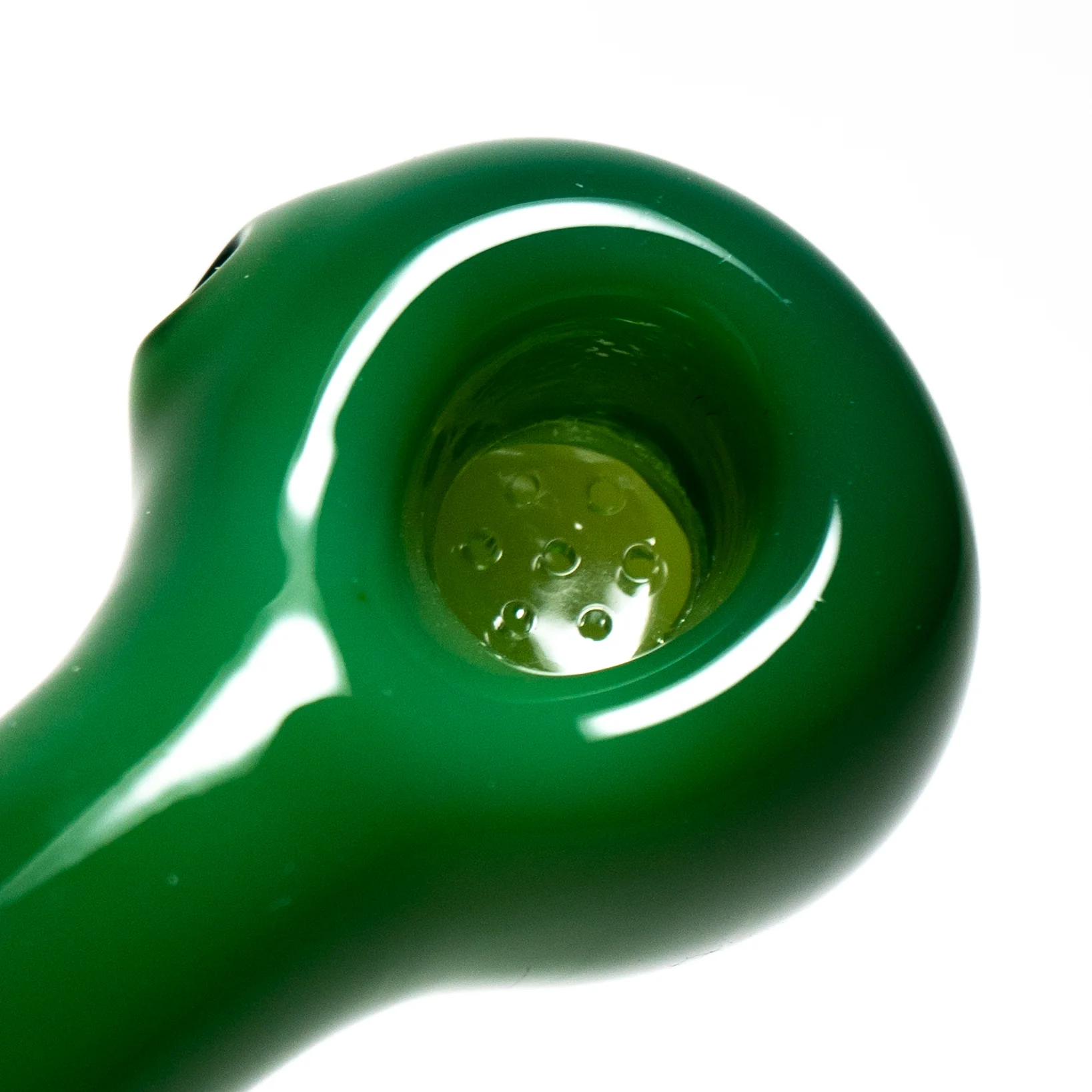 Shooters - Honeycomb Screen Spoon Pipe - Jade - Image 4