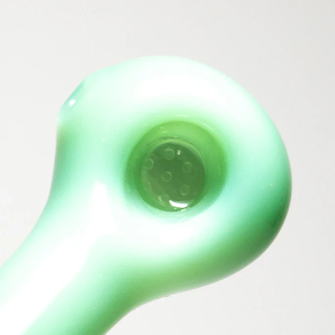Shooters - Honeycomb Screen Spoon Pipe - Mint - Image 5