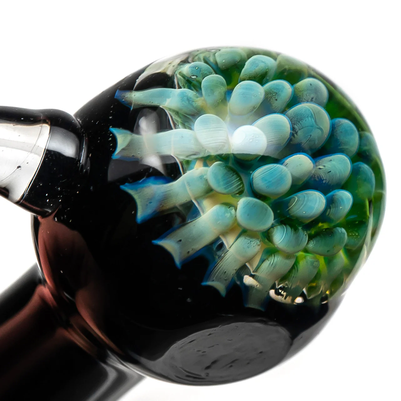 Shooters - Implosion Spoon Pipe - Green Blue - Image 2