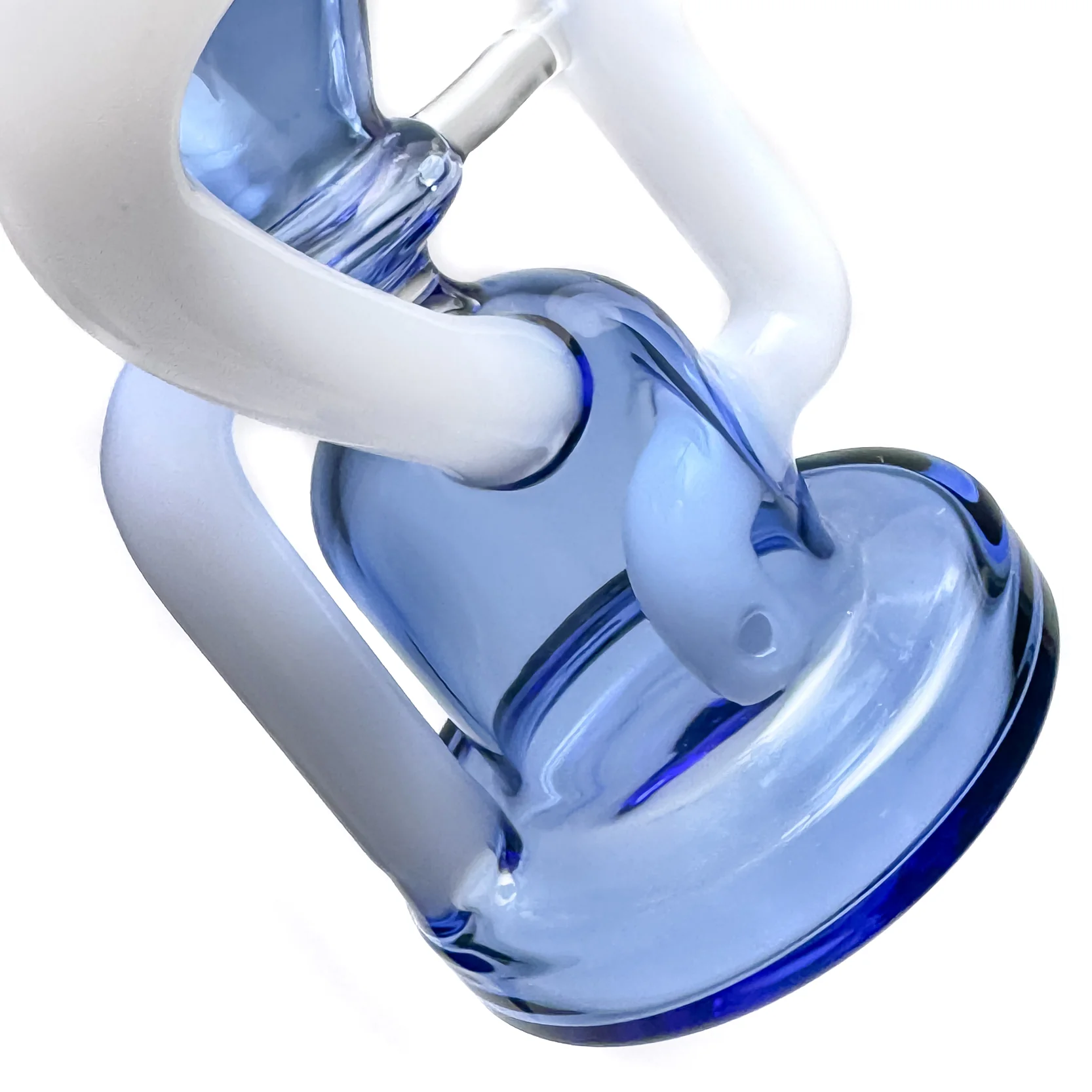 Shooters - Straight Drain Recycler - Blue & White - Image 4