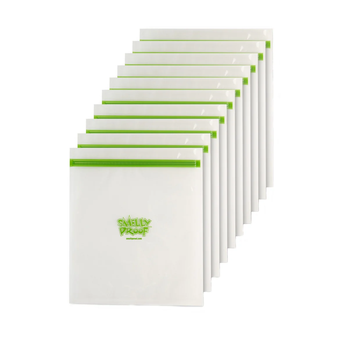 Smelly Proof - Large Bag - Clear - 10 Pack Bundle