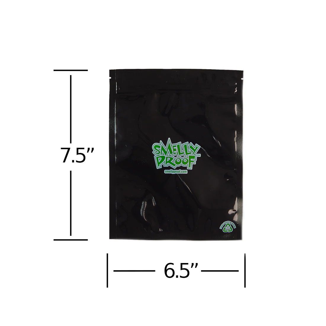 Smelly Proof - Medium Bag - Black - 100 Pack - Image 2