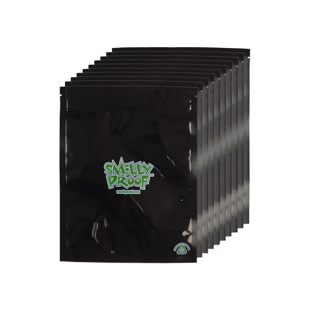 Smelly Proof - Medium Bag - Black - 10 Pack Bundle