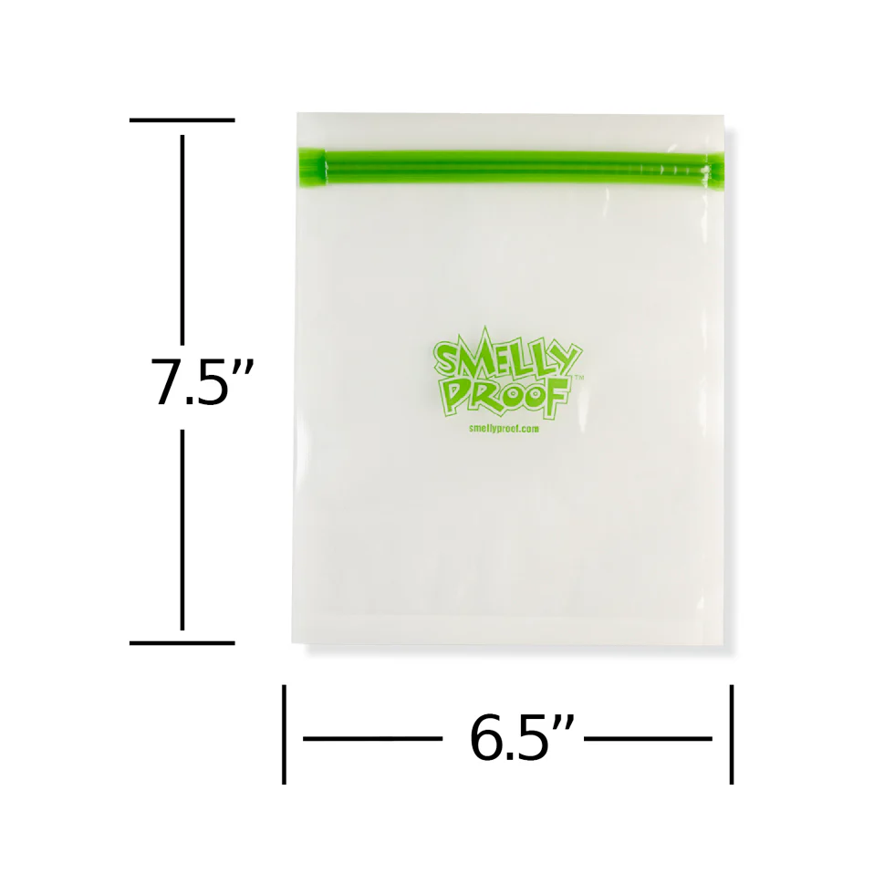 Smelly Proof - Medium Bag - Clear - 100 Pack - Image 2