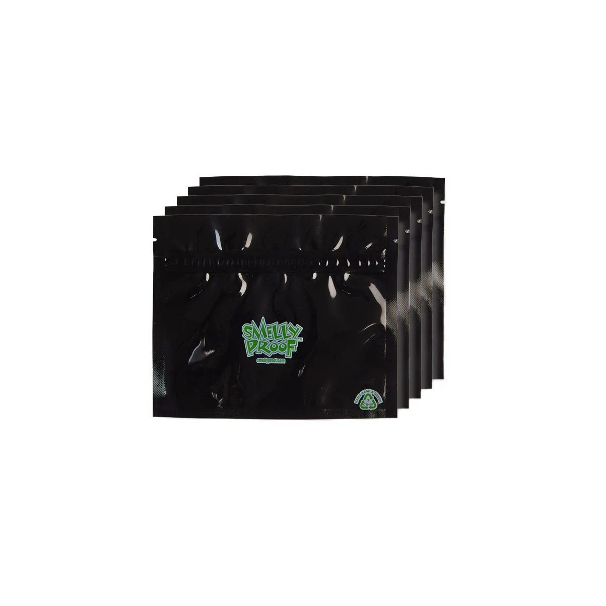 Smelly Proof - Small Bag - Black - 5 Pack Bundle