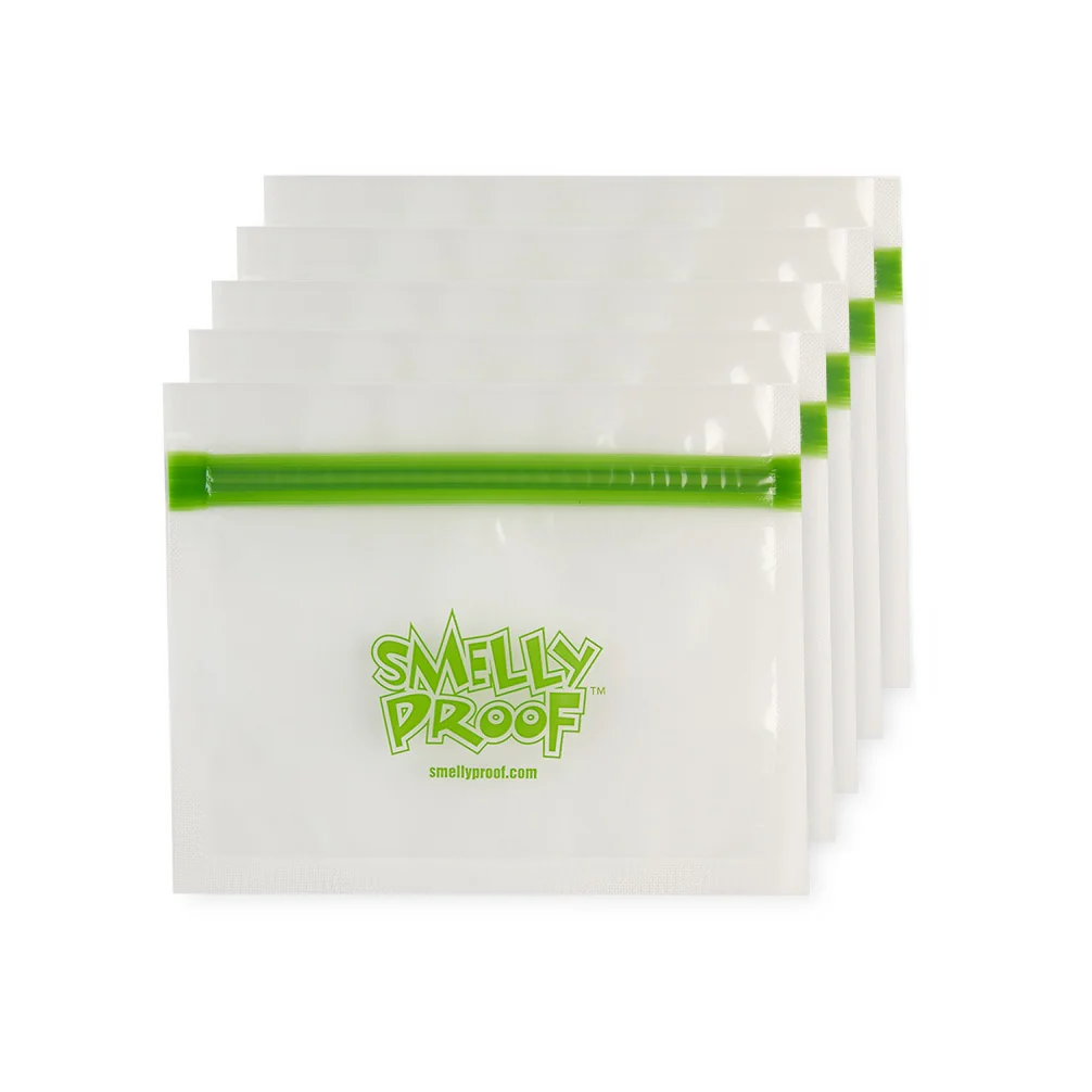 Smelly Proof - Small Bag - Clear - 5 Pack Bundle