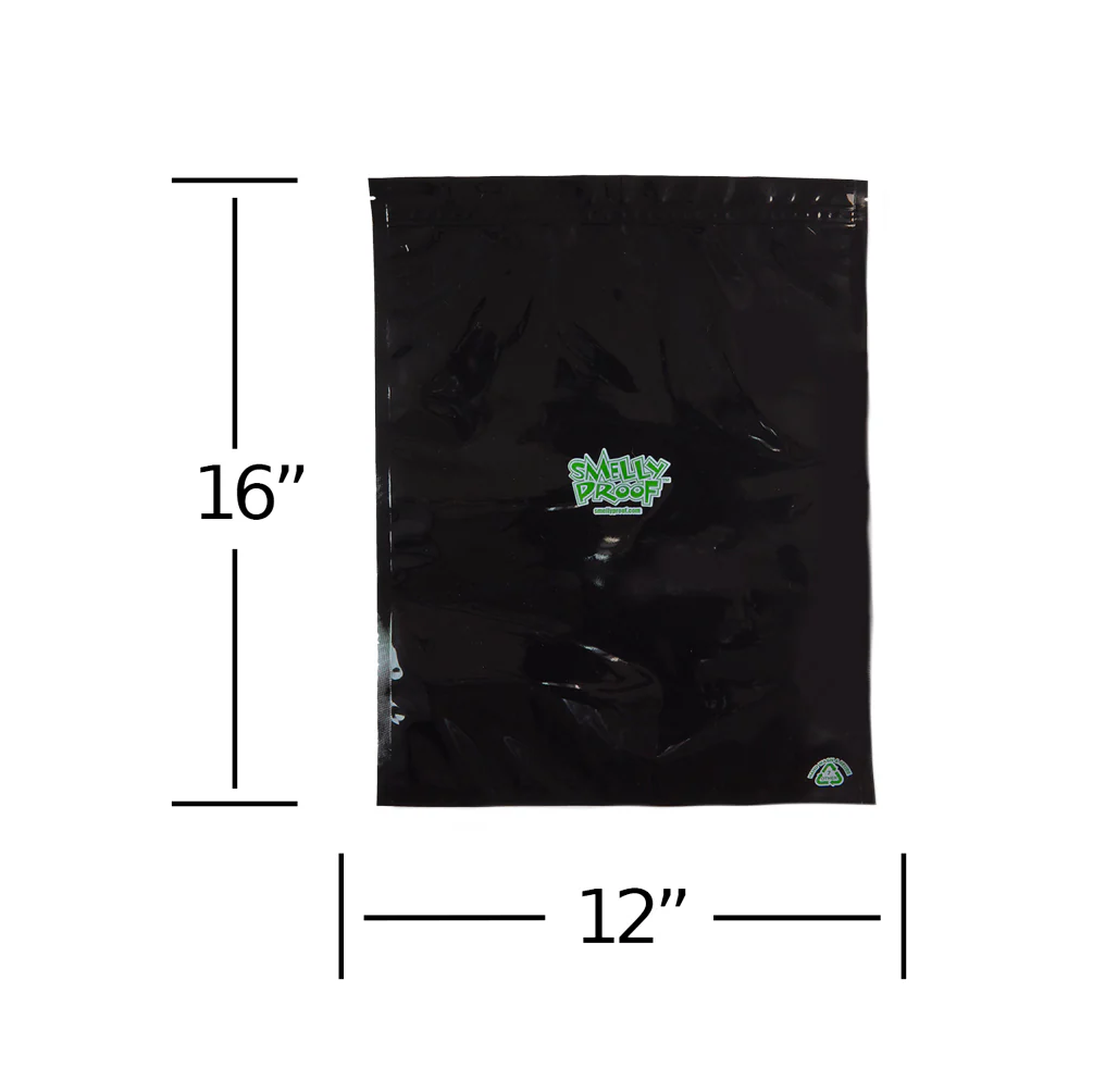 Smelly Proof - XL Bag - Black - 100 Pack - Image 2