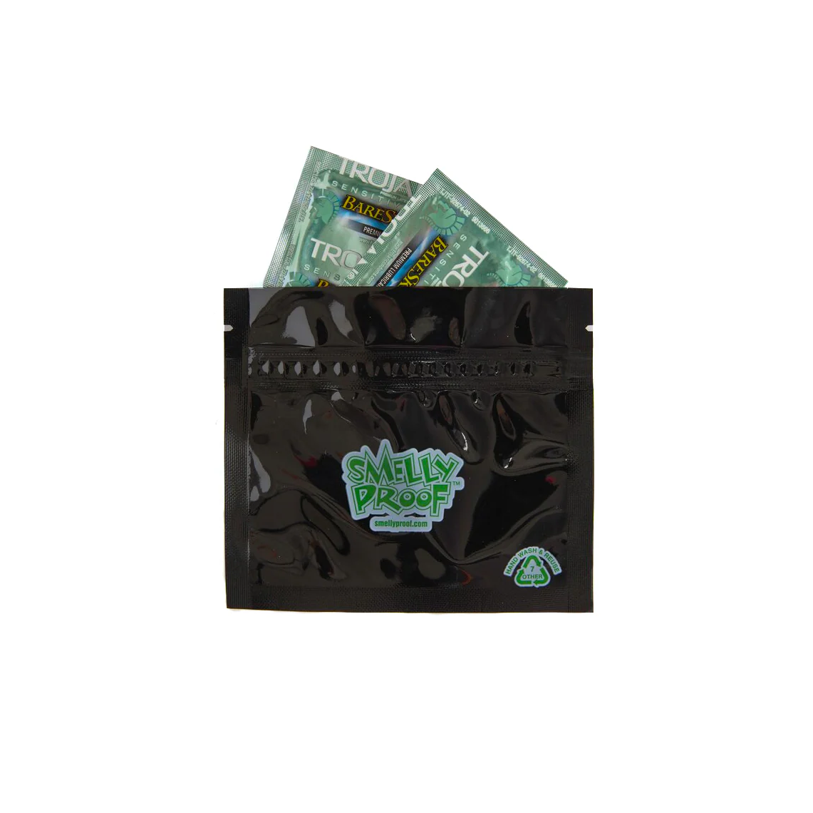 Smelly Proof - XS Bag - Black - 10 Pack Bundle - Image 3