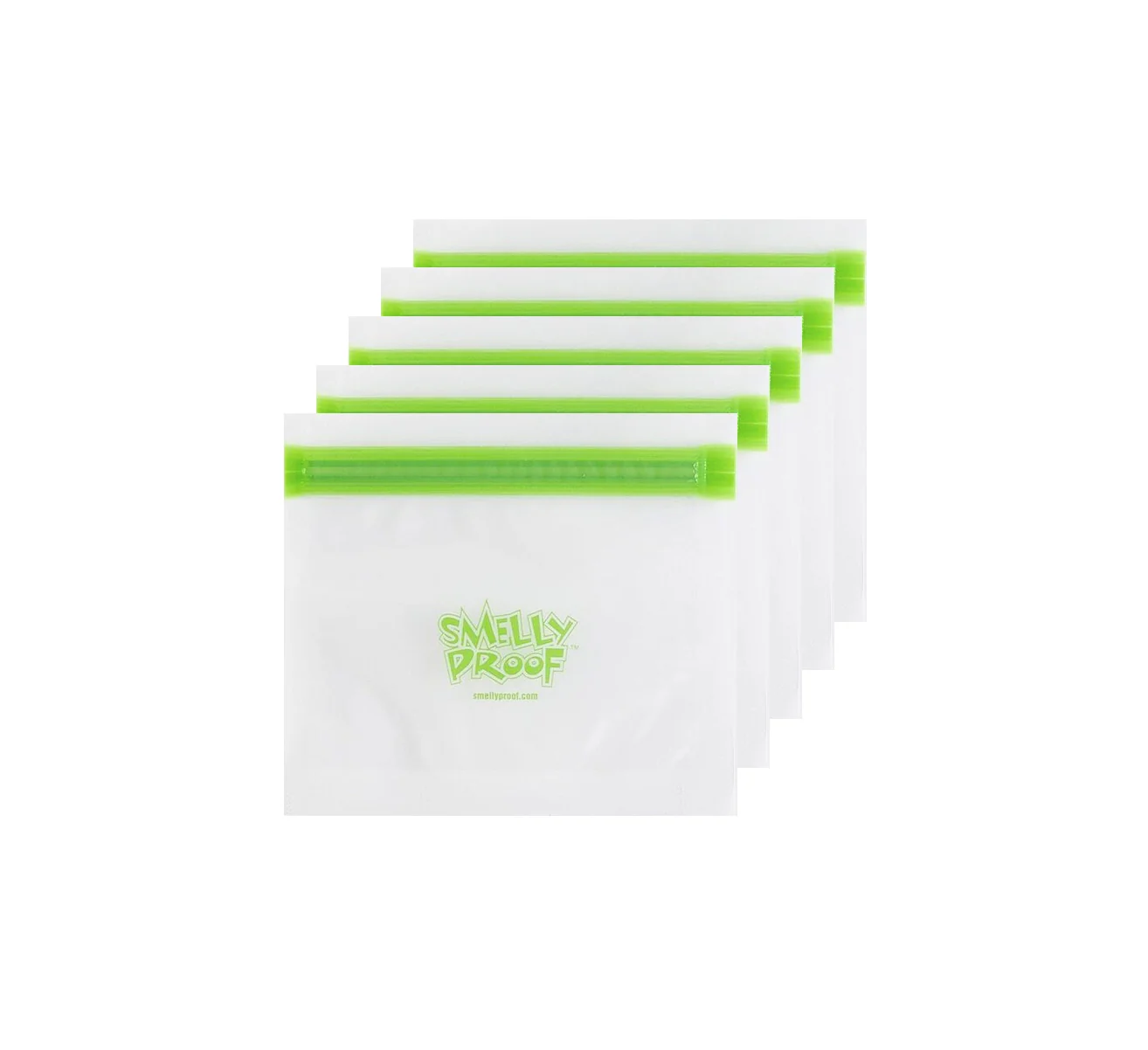 Smelly Proof - XS Bag - Clear - 5 Pack Bundle