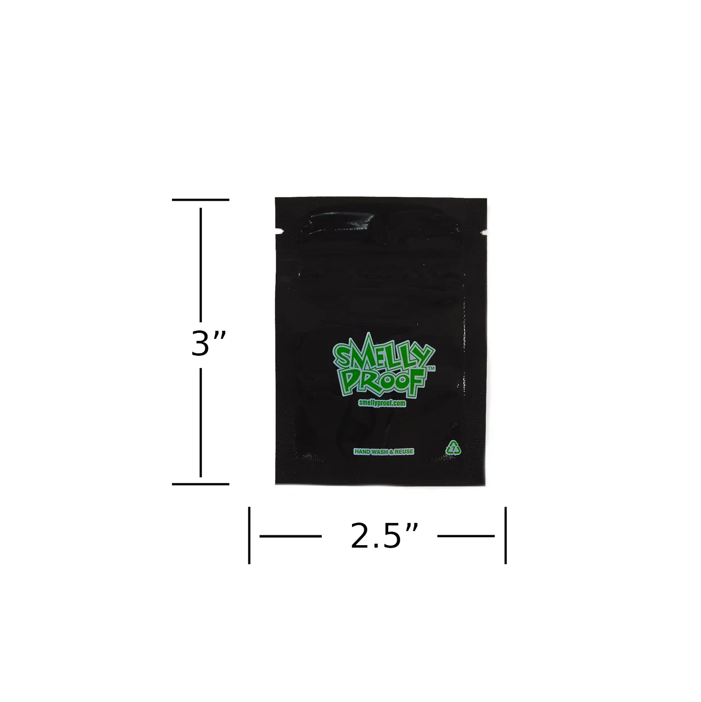 Smelly Proof - XXS Bag - Black - 10 Pack Bundle - Image 2