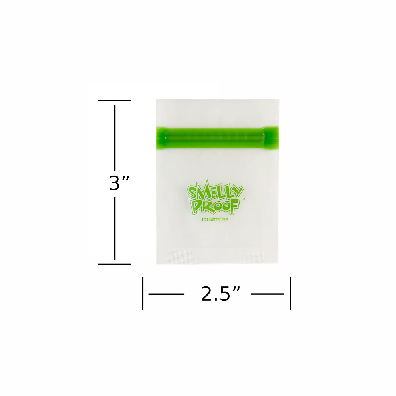 Smelly Proof - XXS Bag - Clear - 5 Pack Bundle - Image 2