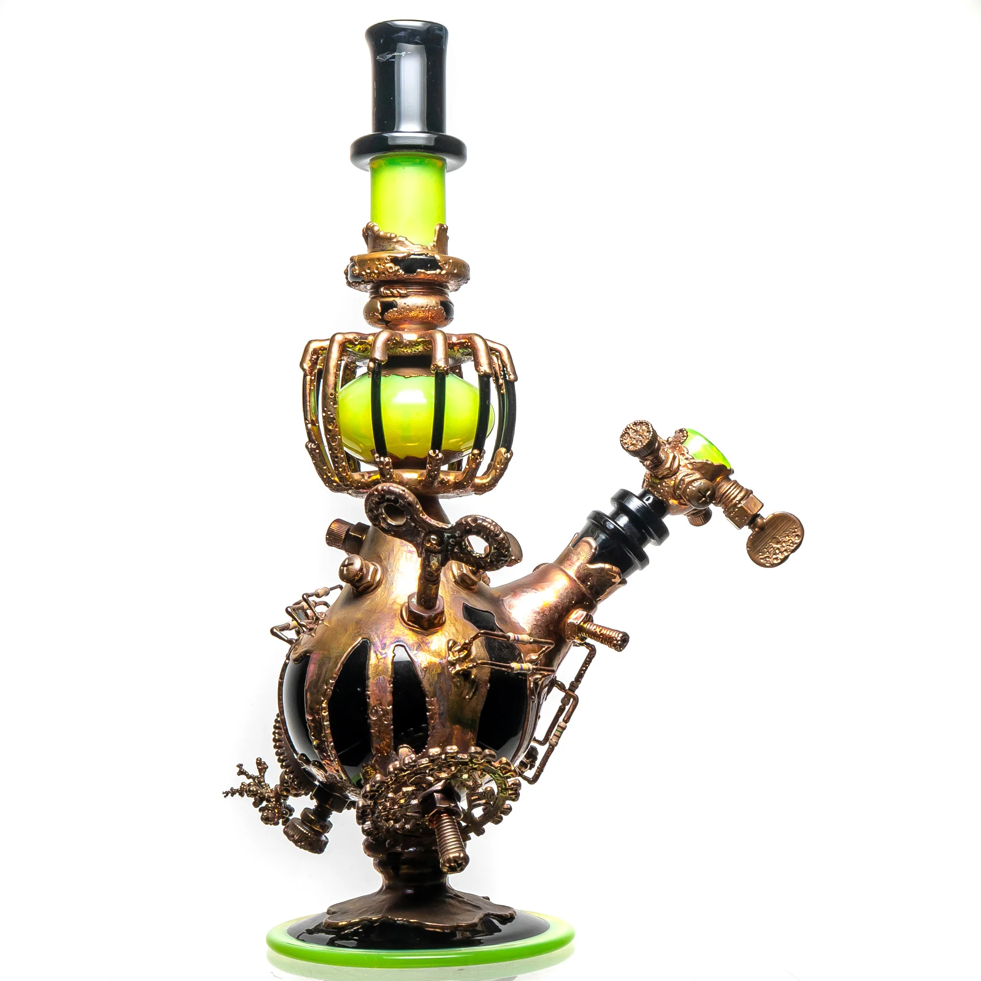 Snic - Electroformed Steam Punk Tube - Slyme & Black - Image 2
