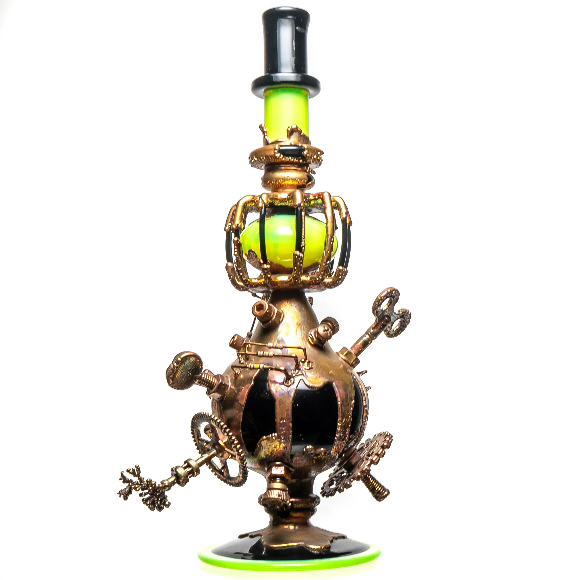 Snic - Electroformed Steam Punk Tube - Slyme & Black - Image 3