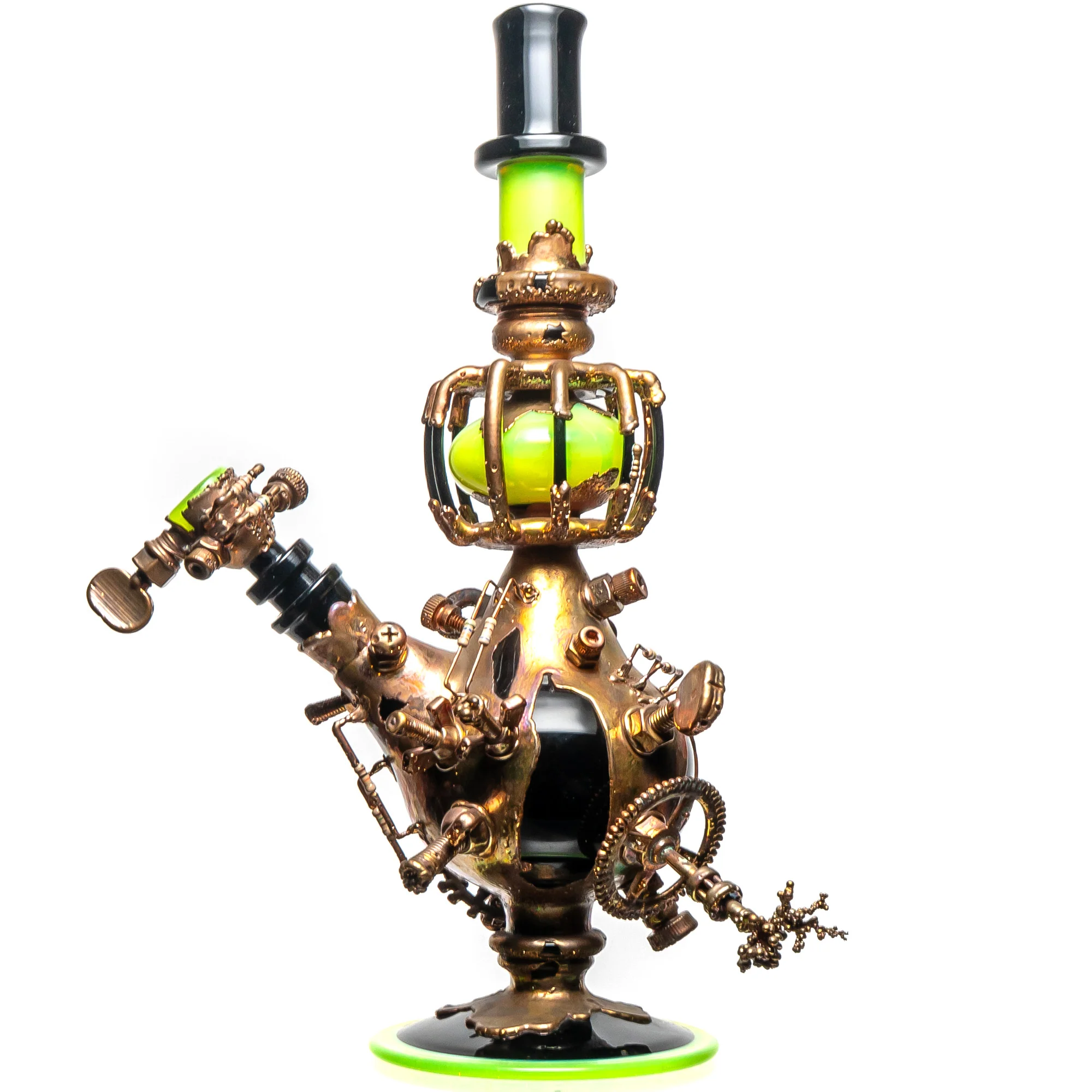 Snic - Electroformed Steam Punk Tube - Slyme & Black - Image 4
