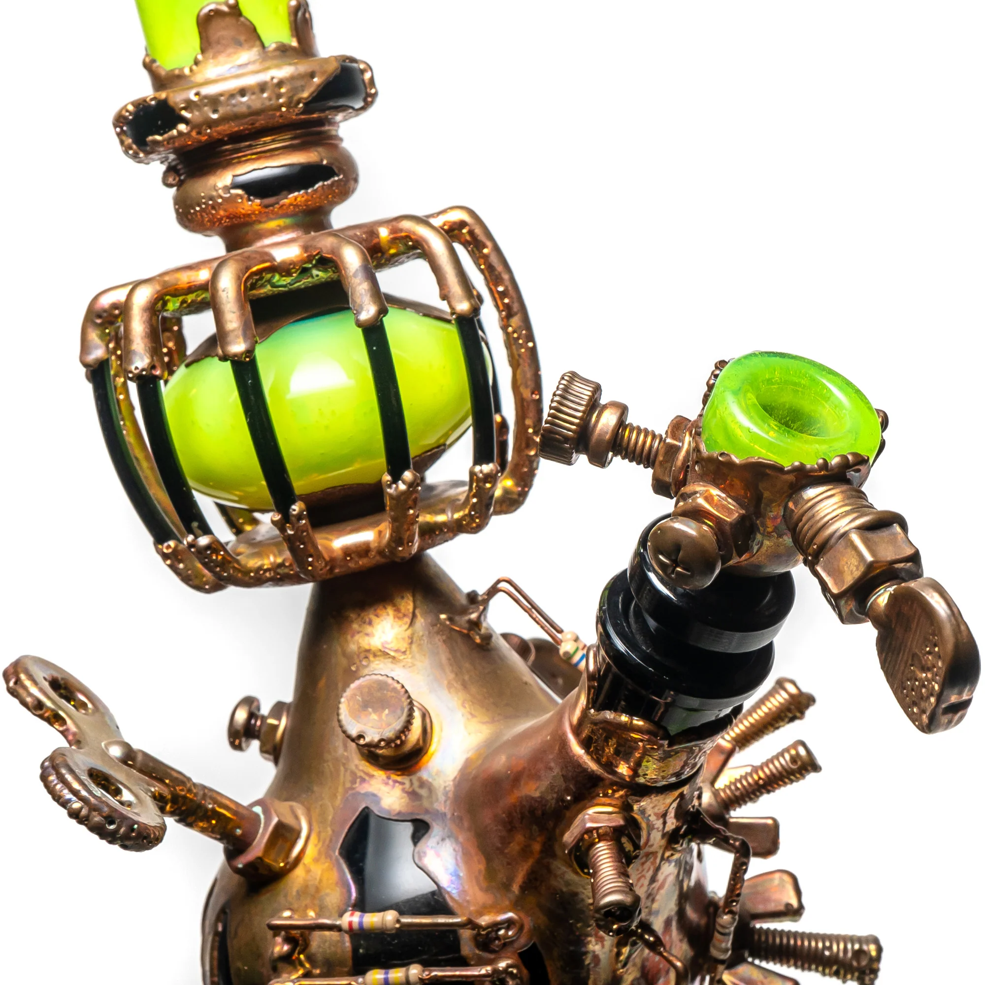 Snic - Electroformed Steam Punk Tube - Slyme & Black - Image 7