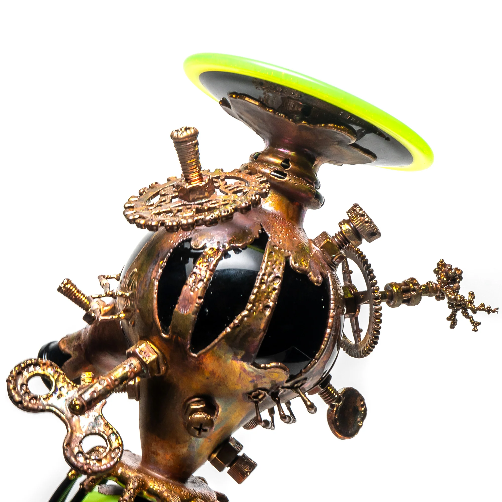 Snic - Electroformed Steam Punk Tube - Slyme & Black - Image 9