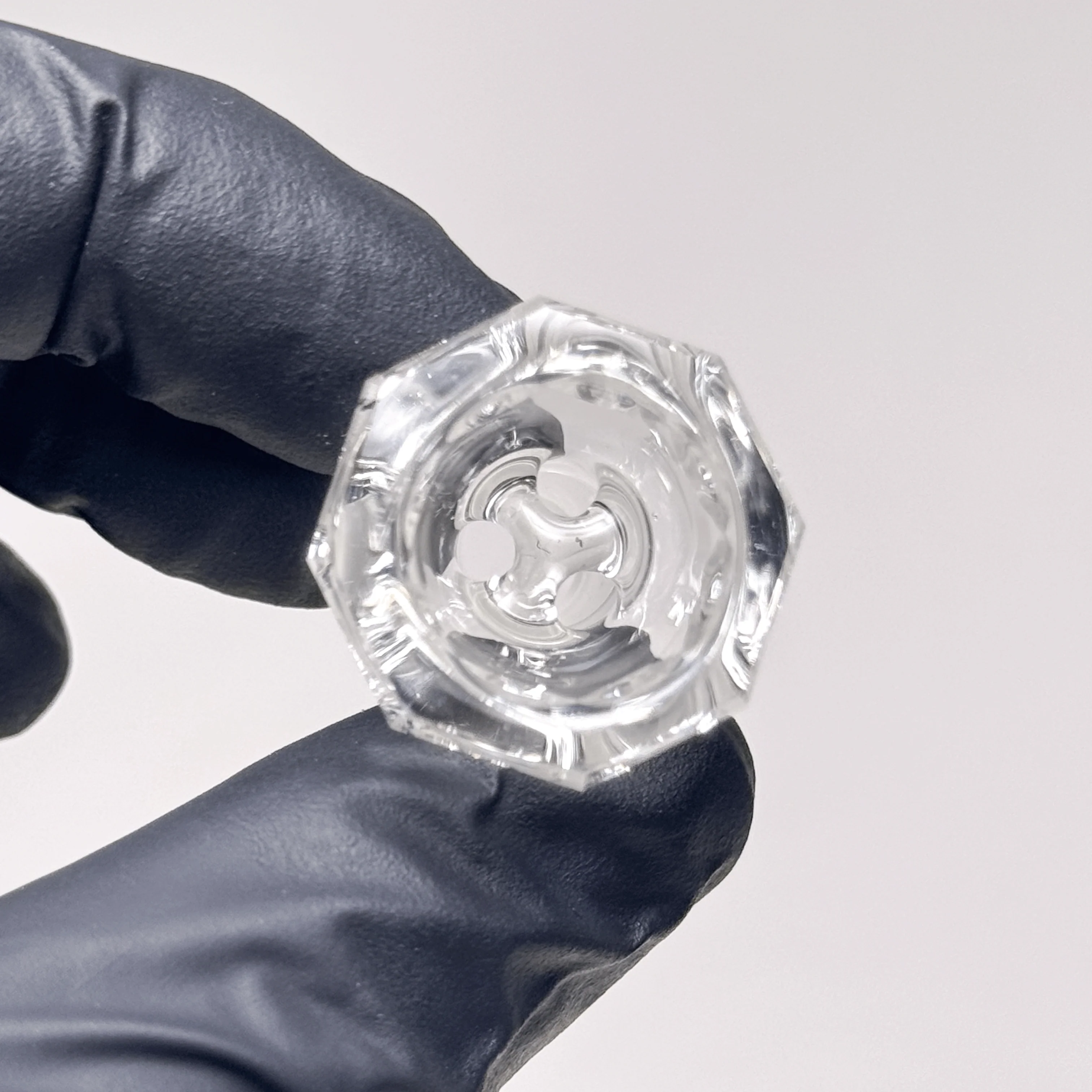 Sovereignty - Faceted Hornless Slide - 14mm - Clear - Image 3