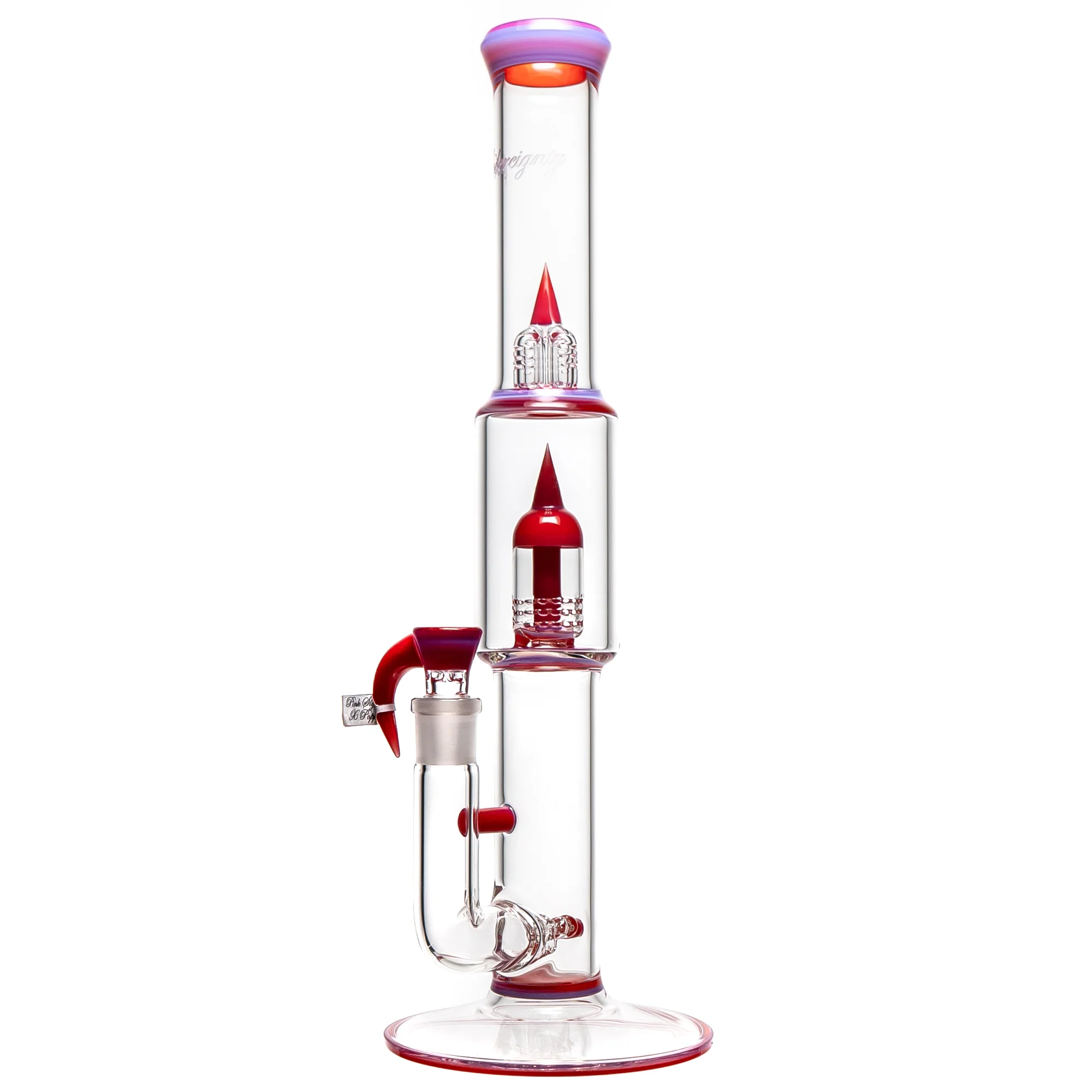 Sovereignty - Mini Grid Dome - Straight Neck - Mini 3 - FA w/ SA - Pink Slyme x Poppy - Image 2