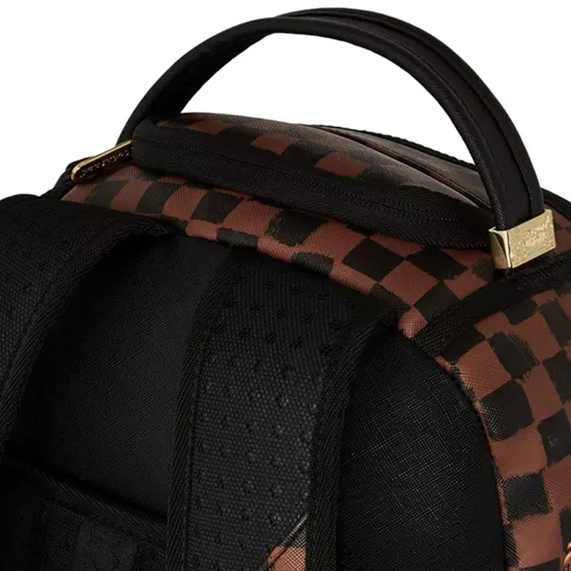 Sprayground - #208 Diaa Allam Brown Checkered Backpack - Image 5