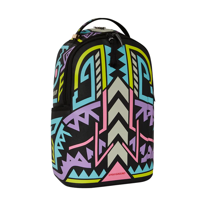 Sprayground - #214 A.I. Path to The Future III Backpack - Sandflower Collab (Glow in The Dark)
