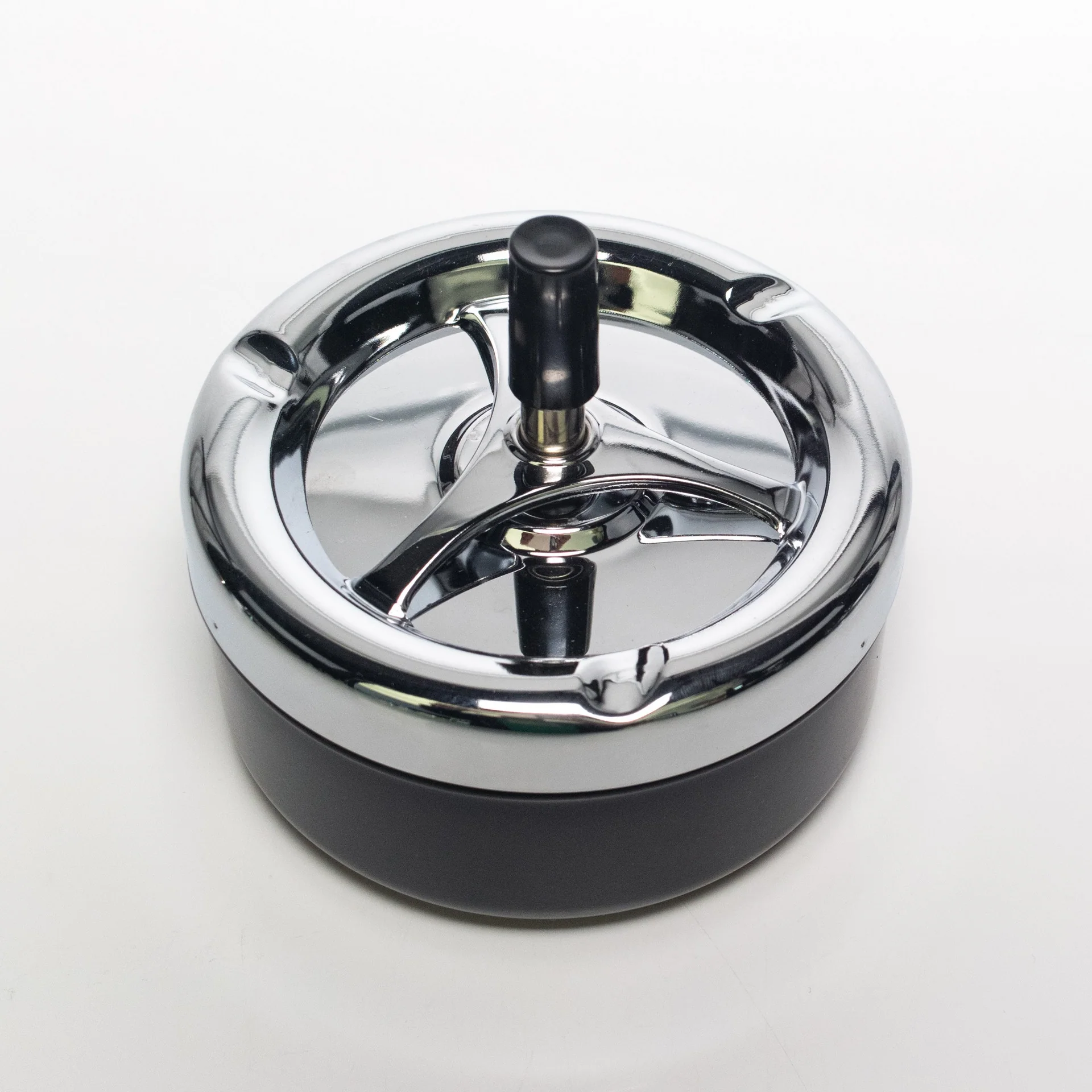 Stainless Steel Top Spin Ashtray