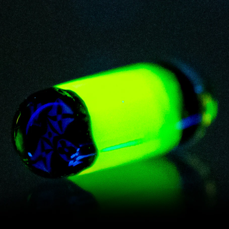 Steve H Glass - Artist Series Pillar - Black & White Monogram - UV Illuminati - Image 2
