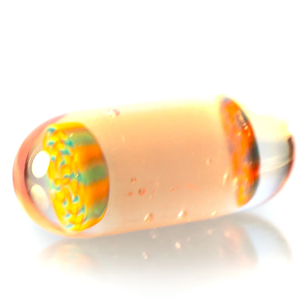 Steve H Glass - Artist Series Pillar - Blue & Orange Rewig - CFL Pastel Serum - Image 2