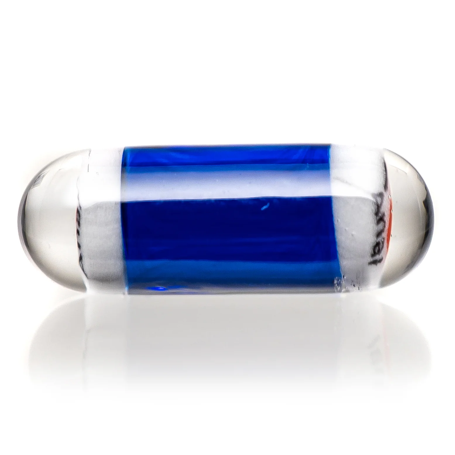 Steve H Glass - Artist Series Pillar - I Love Anal - Cobalt - Image 2