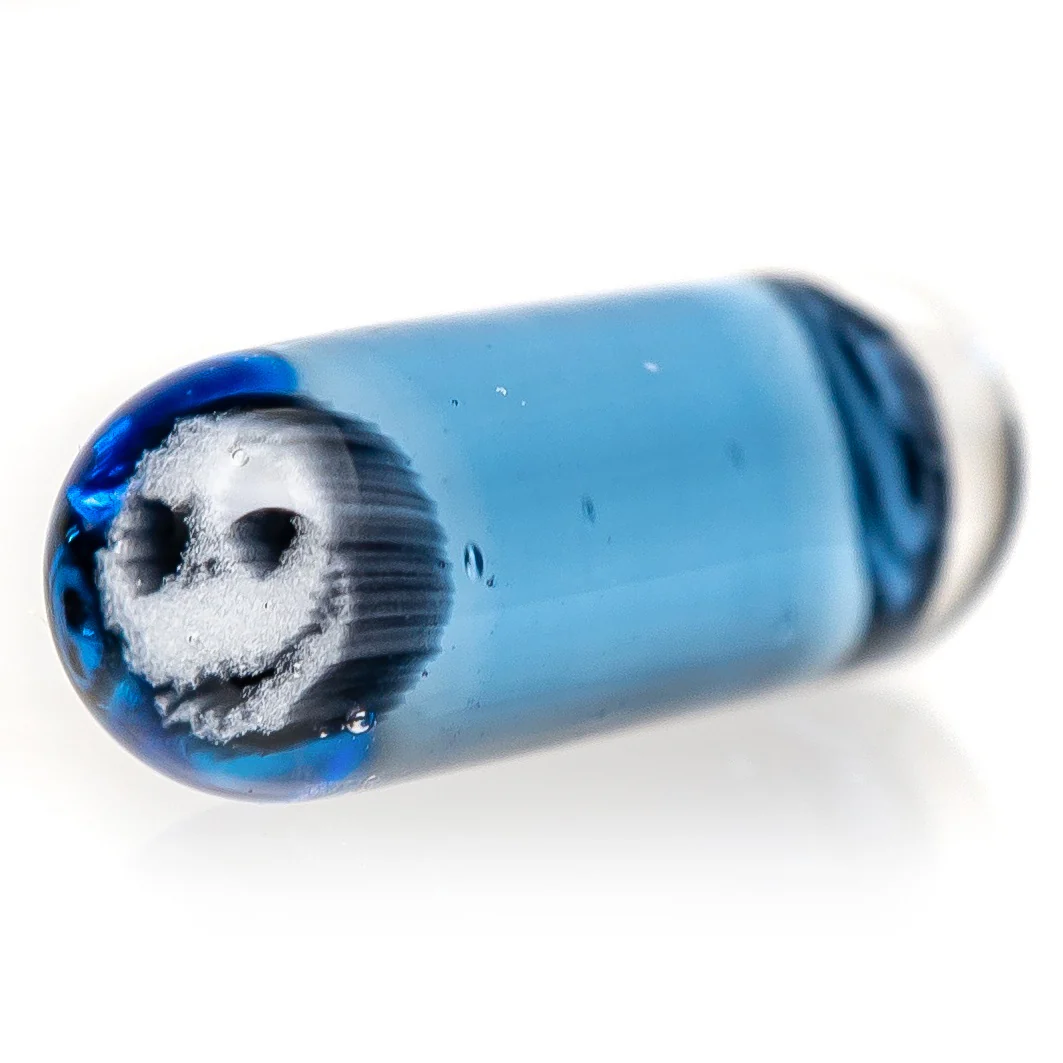 Steve H Glass - Artist Series Pillar - Jack Skellington - Blue Dream