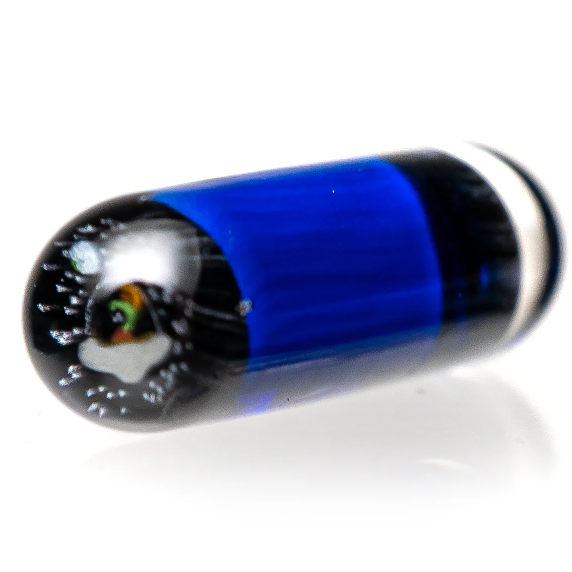 Steve H Glass - Artist Series Pillar - Marvin in Space - Cobalt