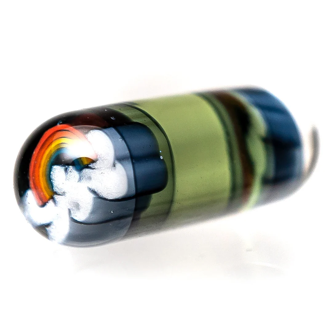 Steve H Glass - Artist Series Pillar - Rainbow Cloud - CFL Potion