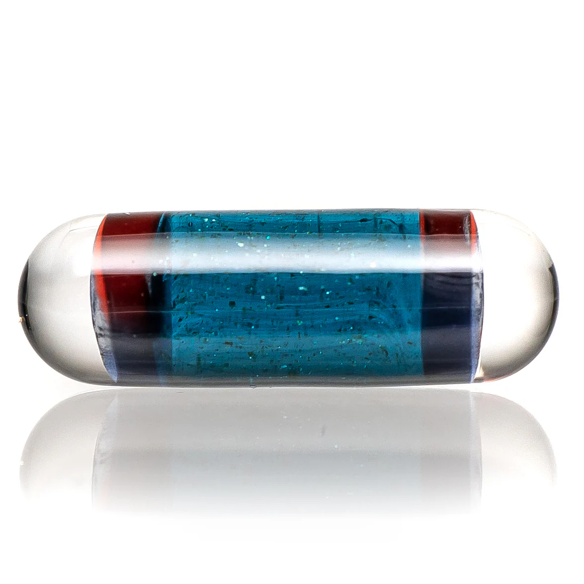 Steve H Glass - Artist Series Pillar - Stealie - Blue Stardust - Image 2
