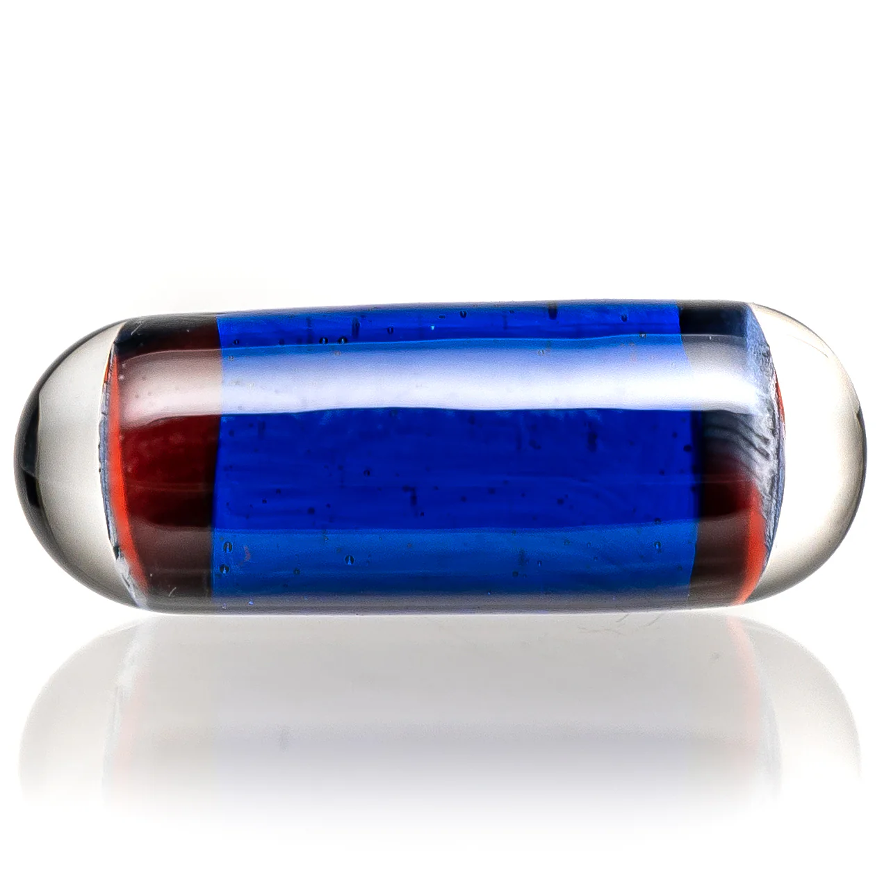 Steve H Glass - Artist Series Pillar - Stealie - Cobalt - Image 2