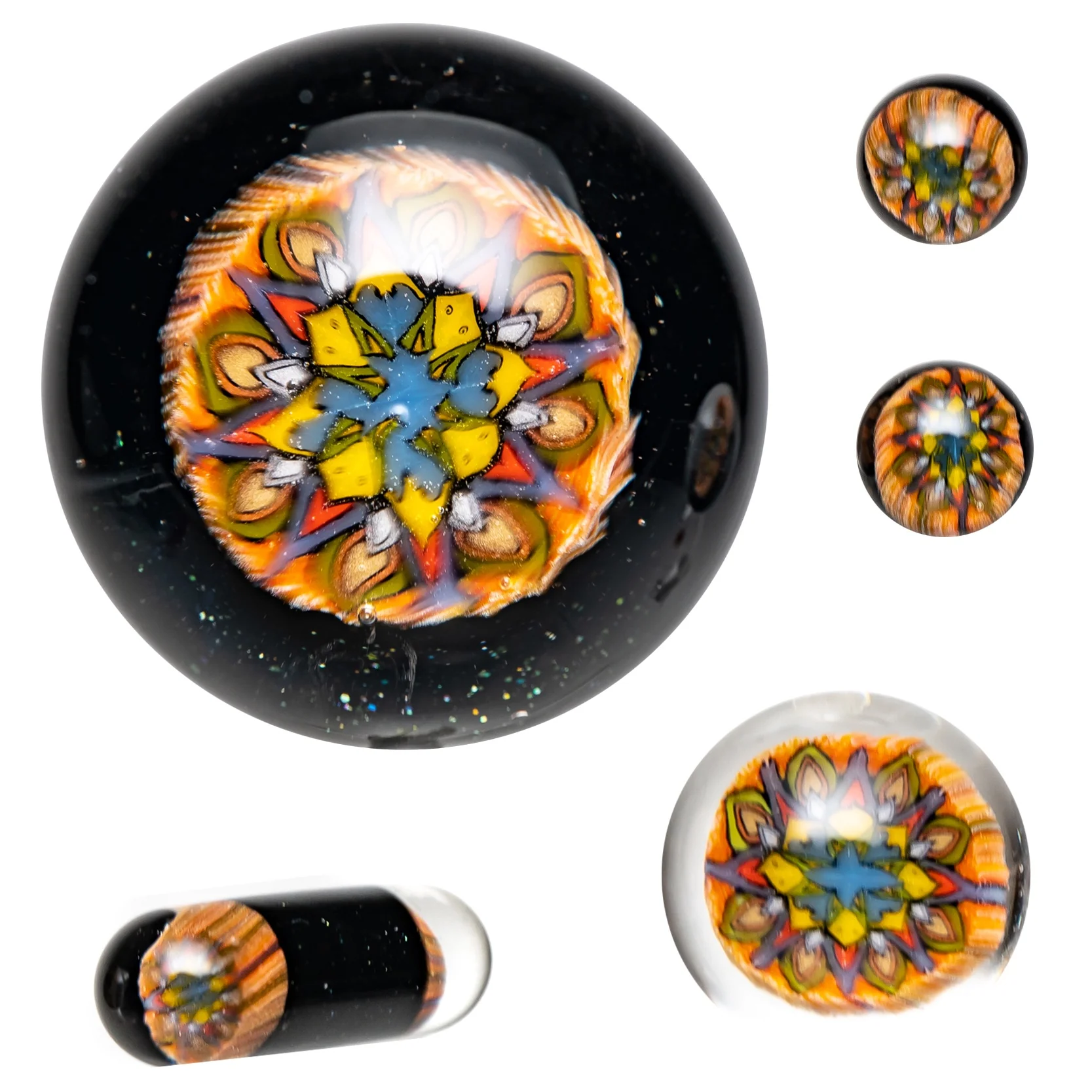 Steve H Glass - Artist Series Slurper Set - 5 Piece - Multi Stack - Galaxy