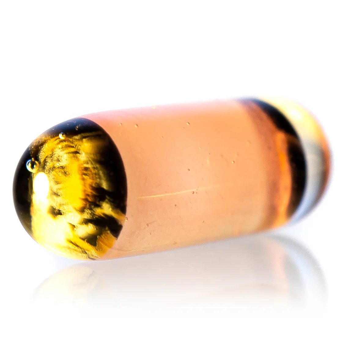 Steve H Glass - Standard Series Pillar - Tiger - CFL Pastel Serum - Image 3