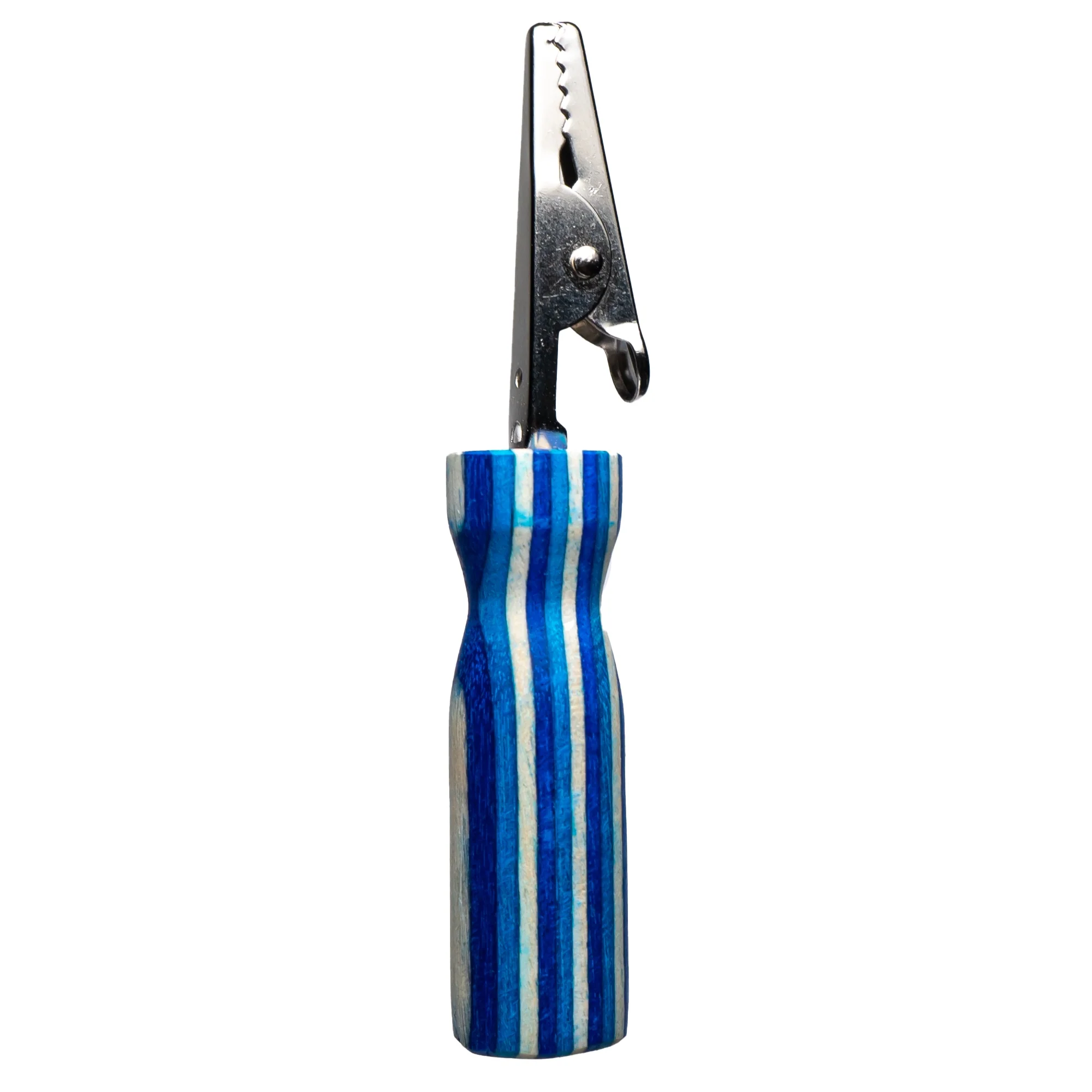 Steve's Dank Pipes - Clip - Maine Sprectra-Birch - Blue & White