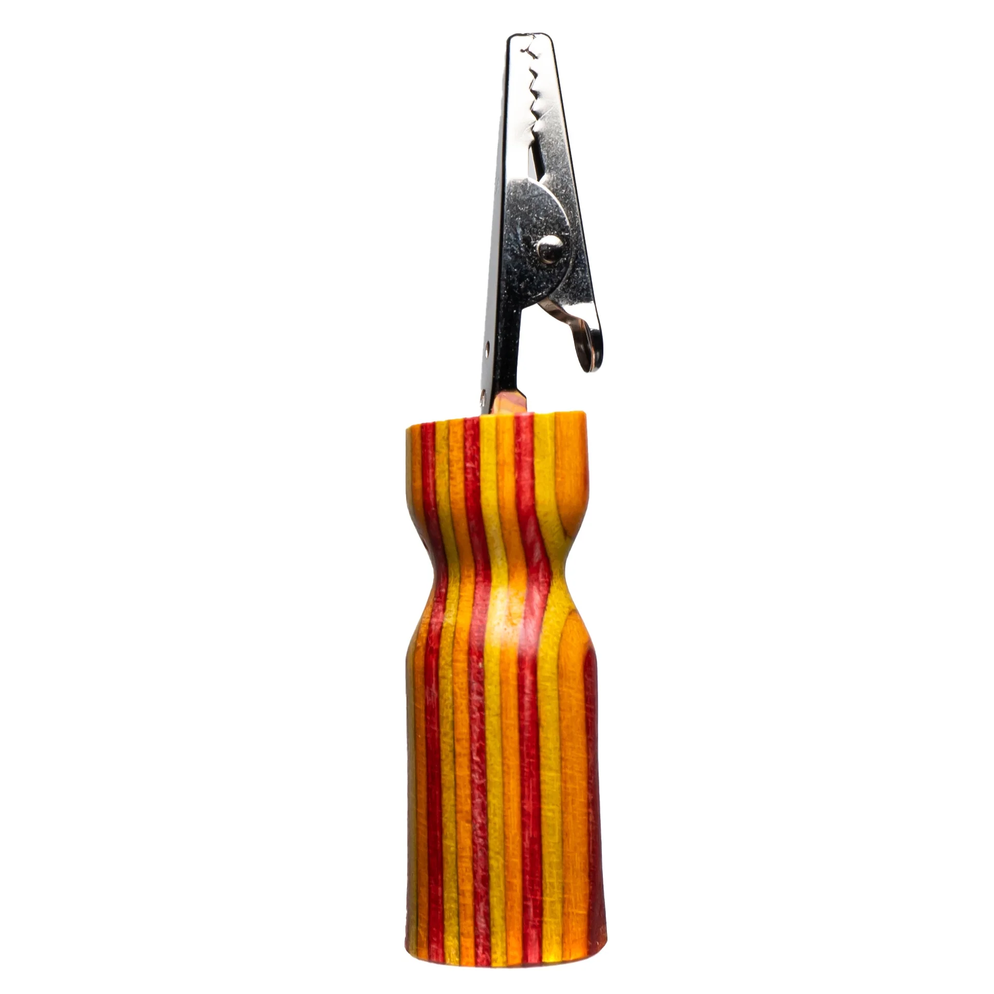 Steve's Dank Pipes - Clip - Maine Sprectra-Birch - Orange & Red
