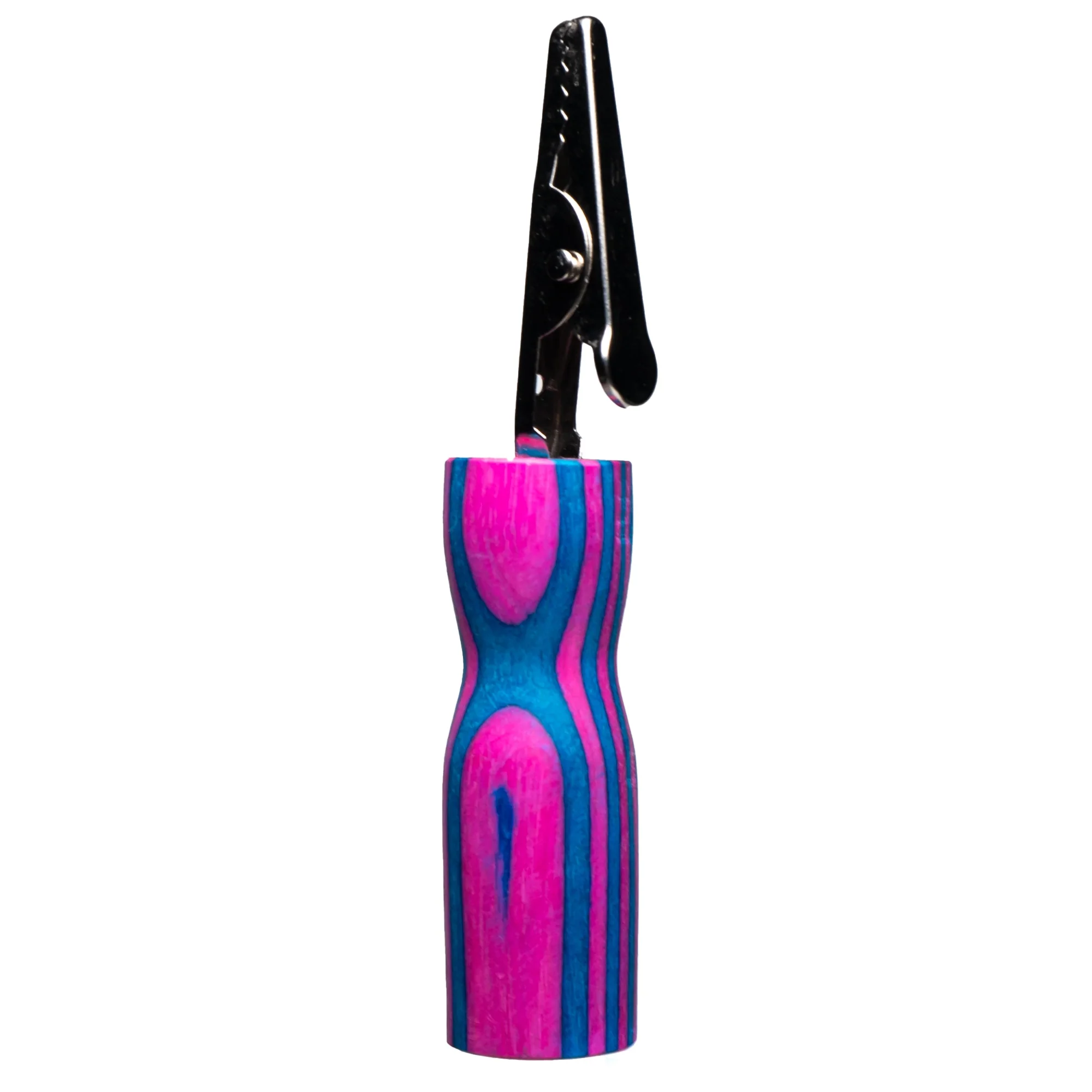 Steve's Dank Pipes - Clip - Maine Sprectra-Birch - Pink & Blue