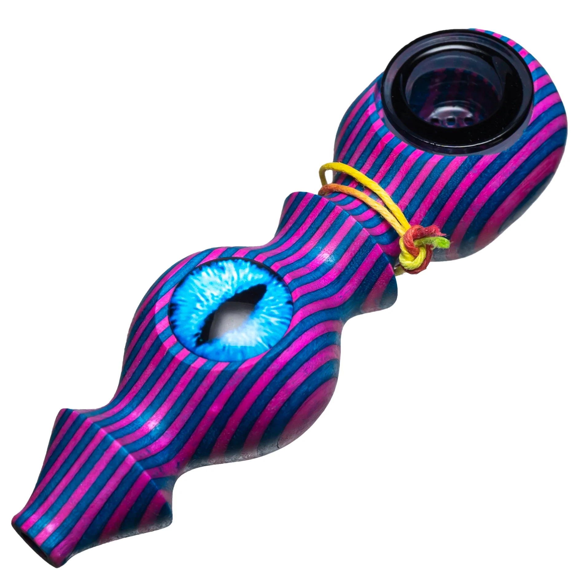 Steve's Dank Pipes - Galaxy - Maine Spectra-Birch - Blue & Pink - Blue Eye