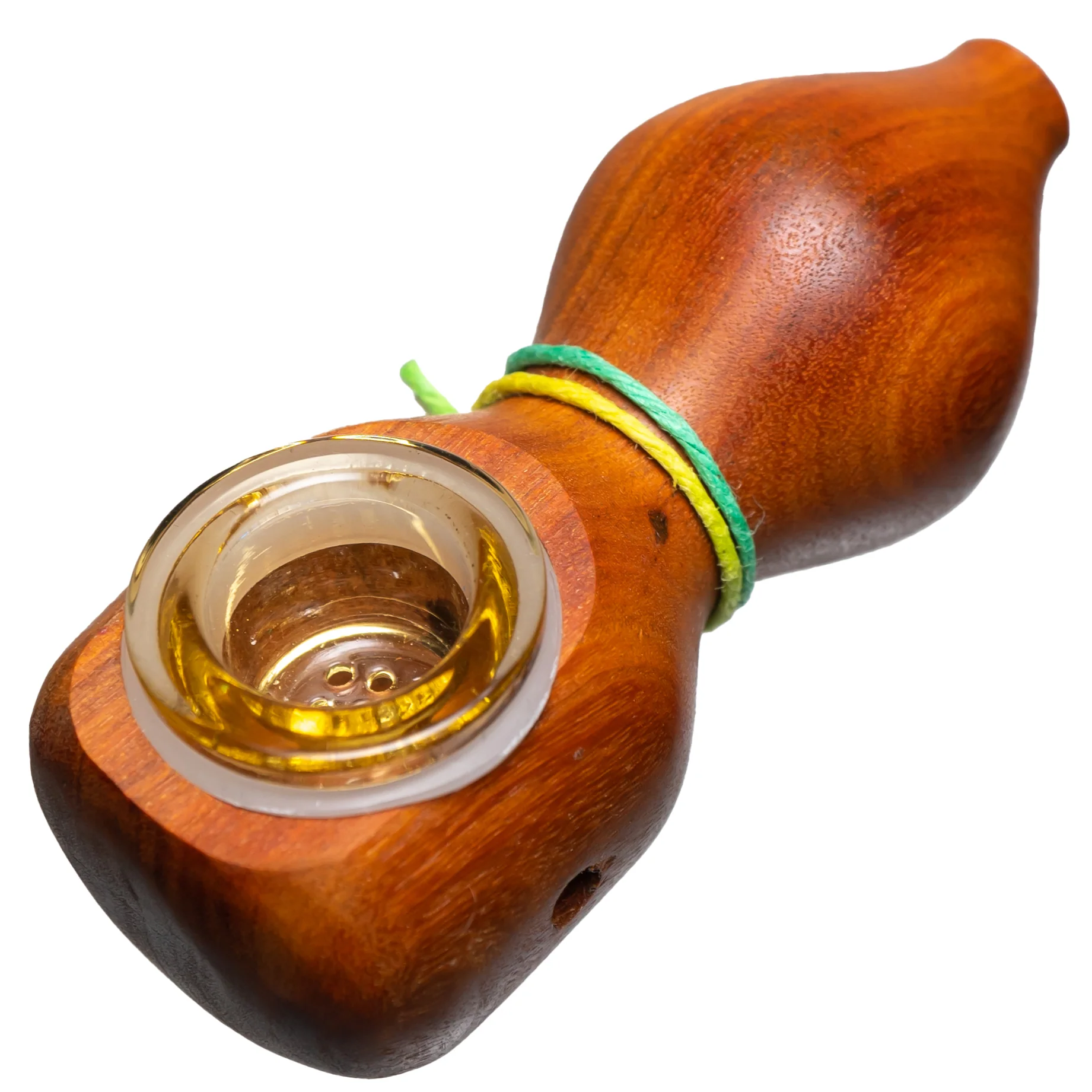 Steve's Dank Pipes - Small Pipe - Mexican Chakte Viga - Yellow Bowl - Image 2