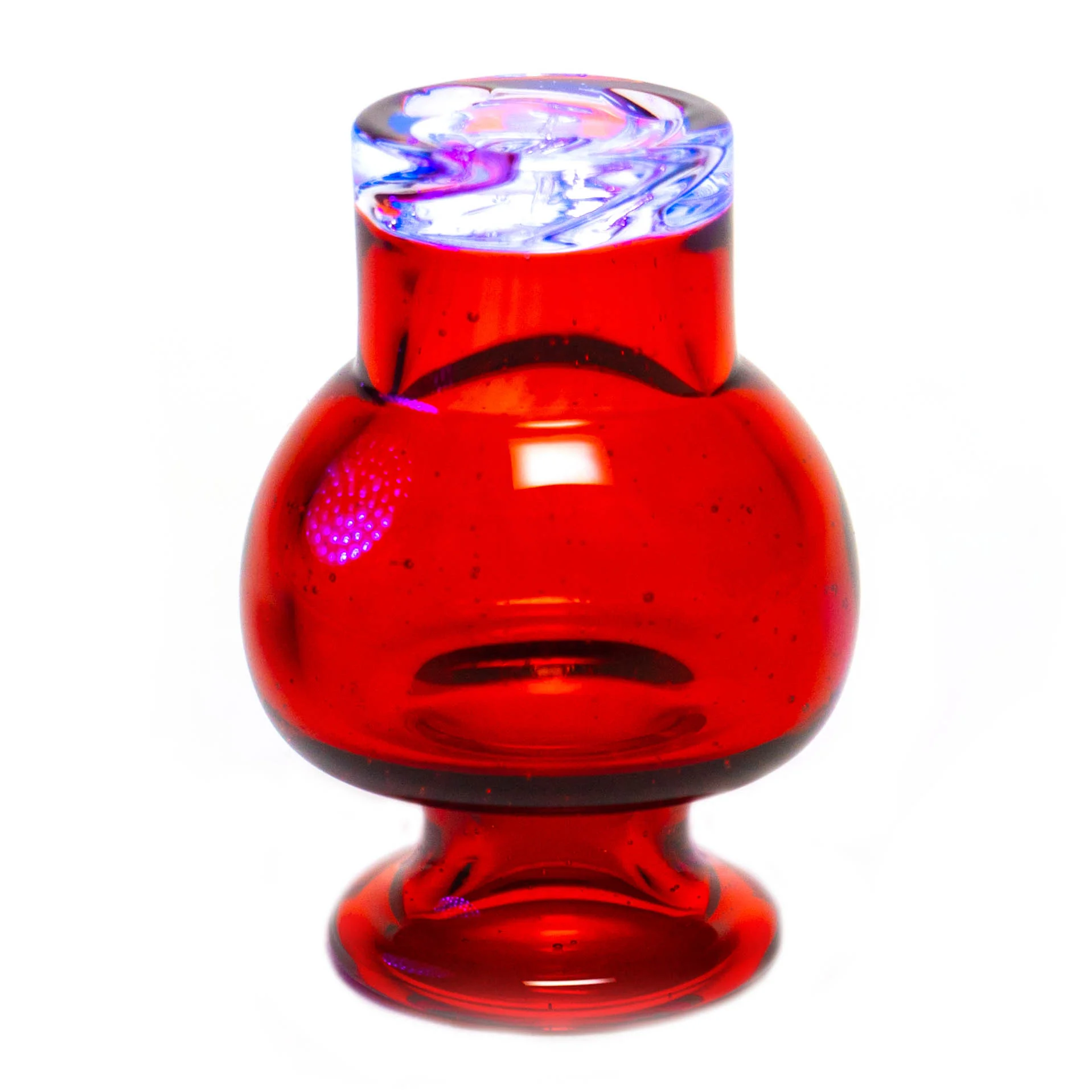 Terroir - 3 Hole Spinner Cap - Pomegranate w/ UV Blue V - Image 3