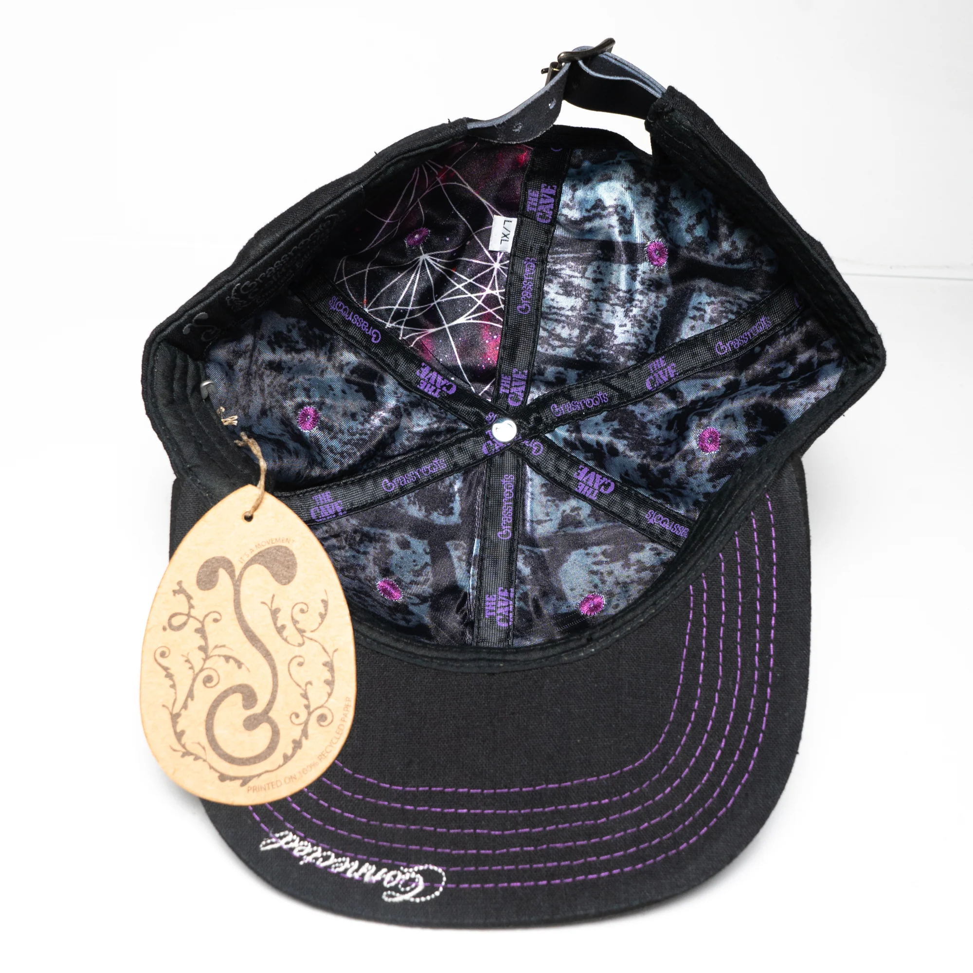 The Cave x Grassroots Strap Back Hat - Large/XLarge - Image 6