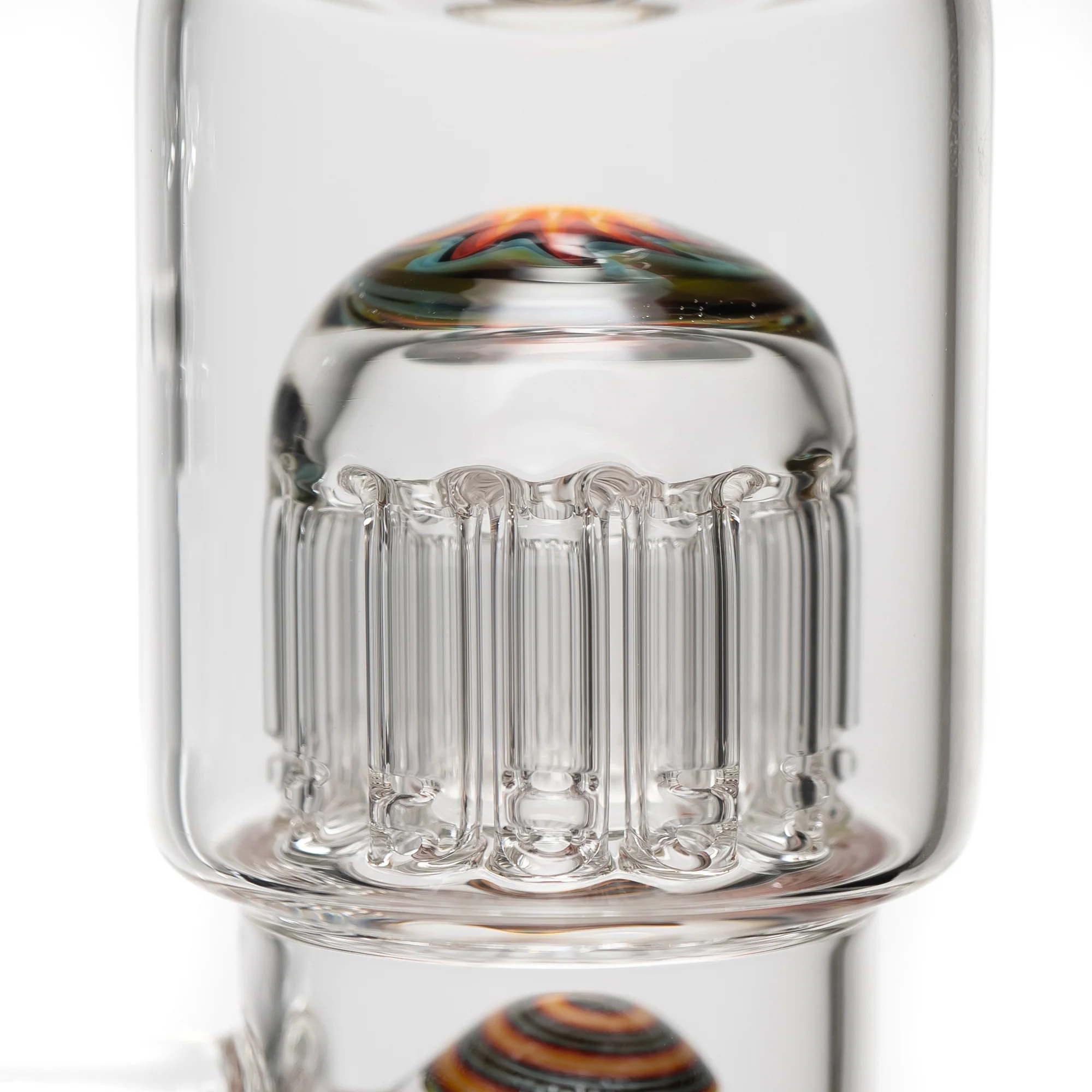 Toro - Double Micro - 7/13 - Pomegranate & White Satin w/ Fire & Earth Wag - Image 7