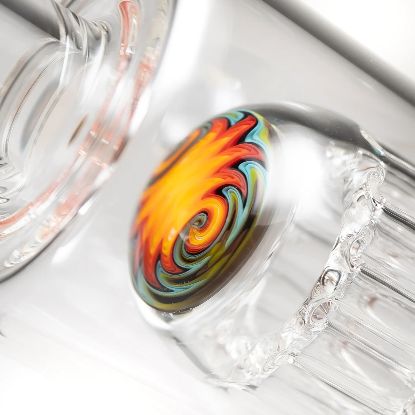 Toro - Double Micro - 7/13 - Pomegranate & White Satin w/ Fire & Earth Wag - Image 9