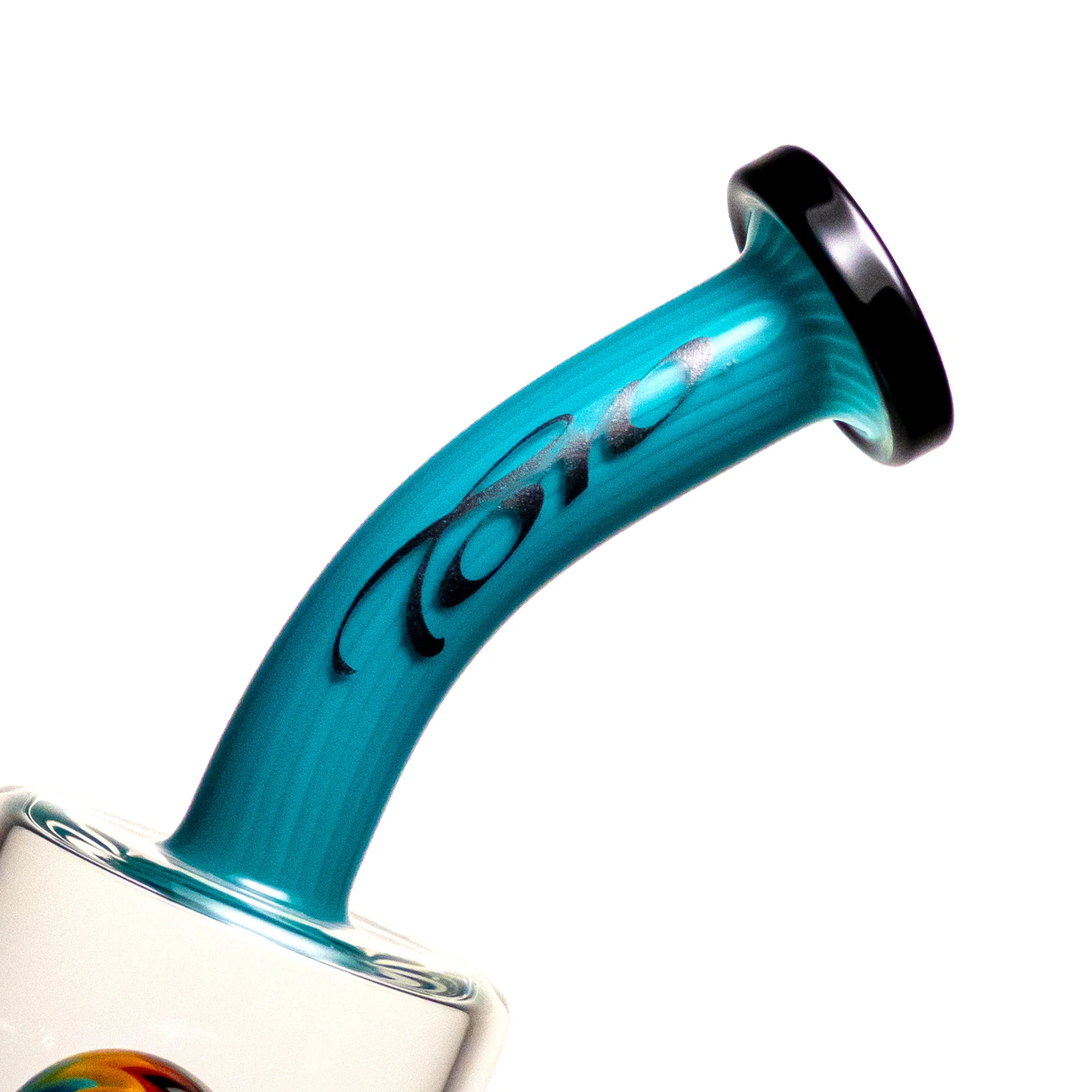 Toro - Jet Perc - 10mm - Agua Azul & Black w/ Rainbow Linework - Image 6