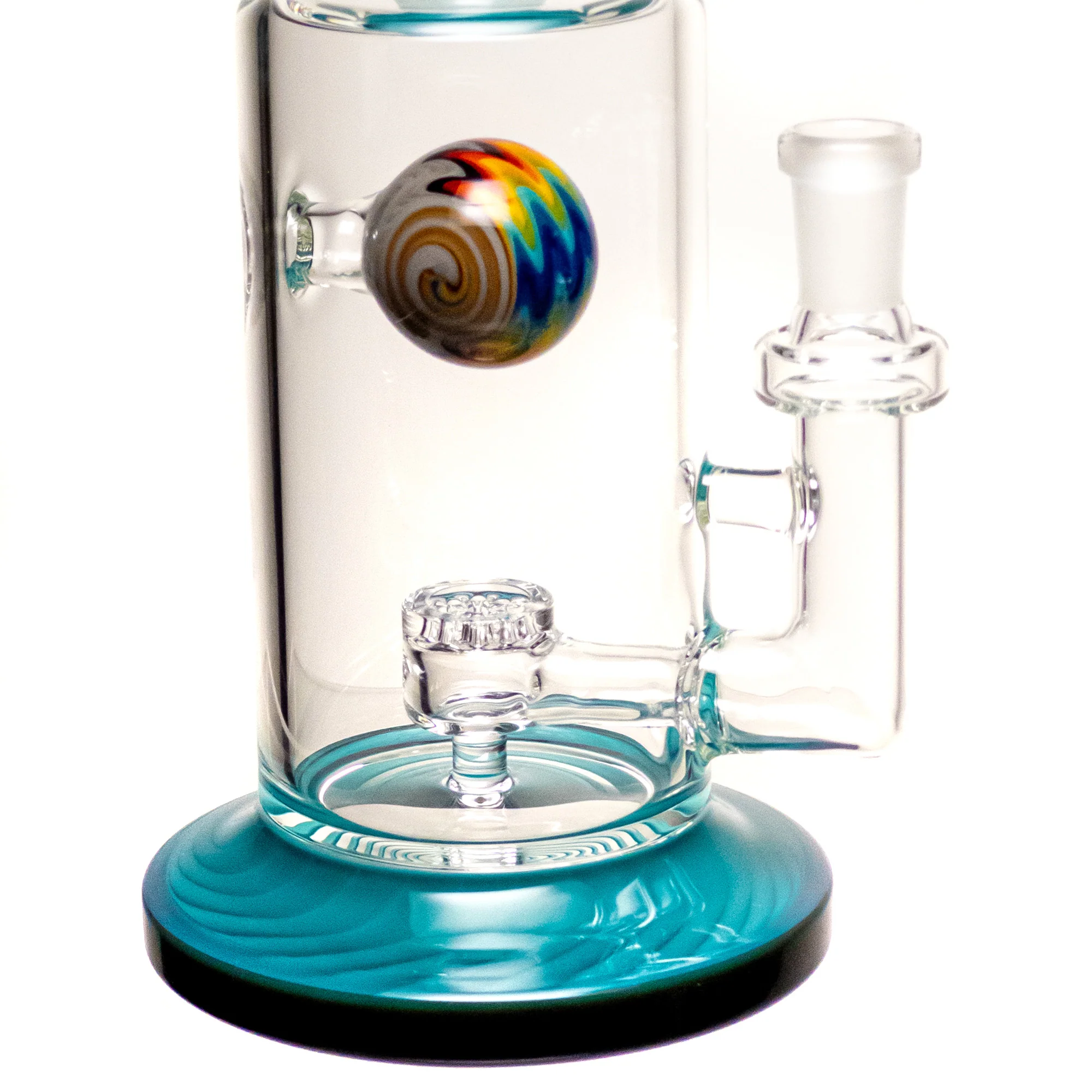Toro - Jet Perc - 10mm - Agua Azul & Black w/ Rainbow Linework - Image 7