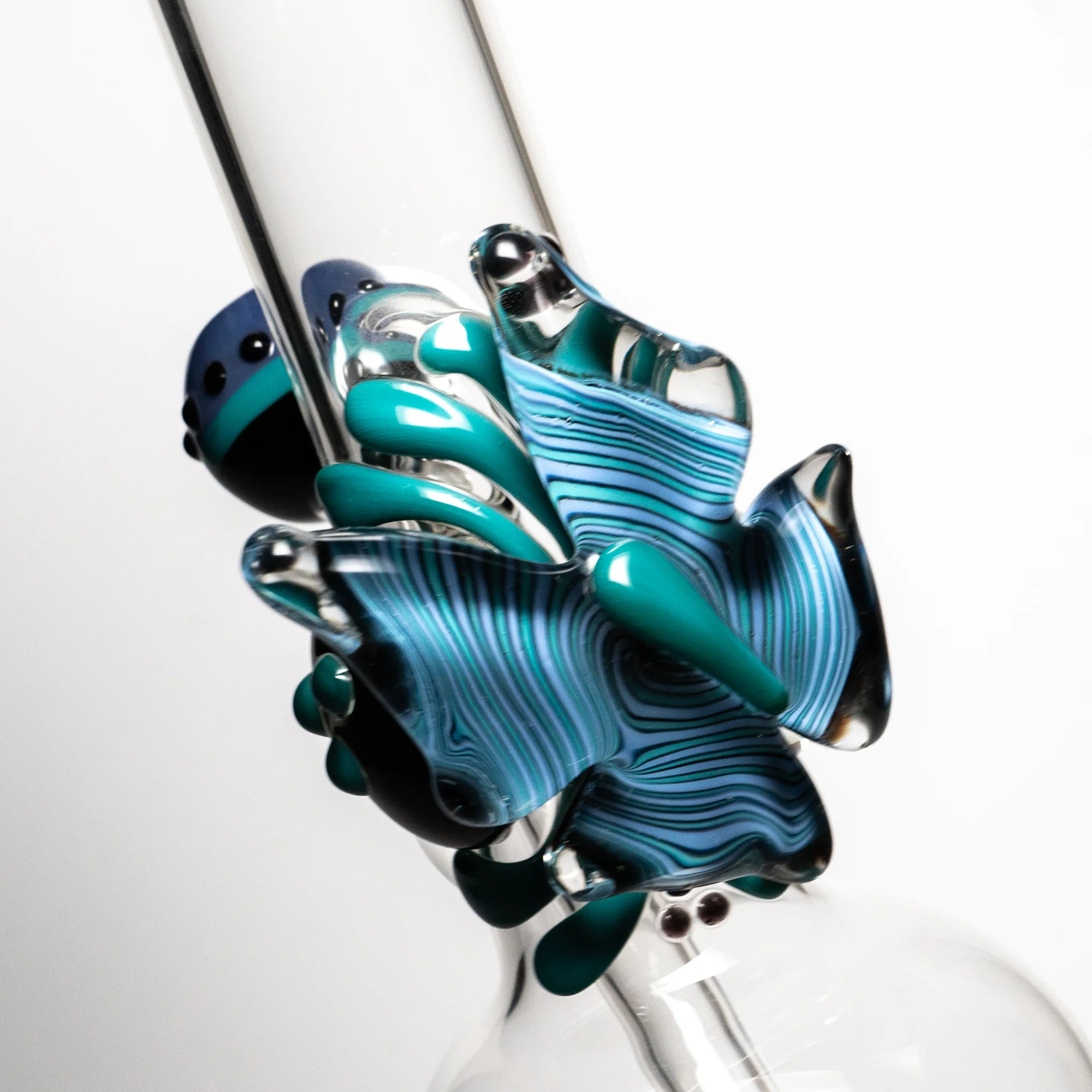 Trident - 14" Clear Mini A-Series - Single Ball - Butterfly - Image 7