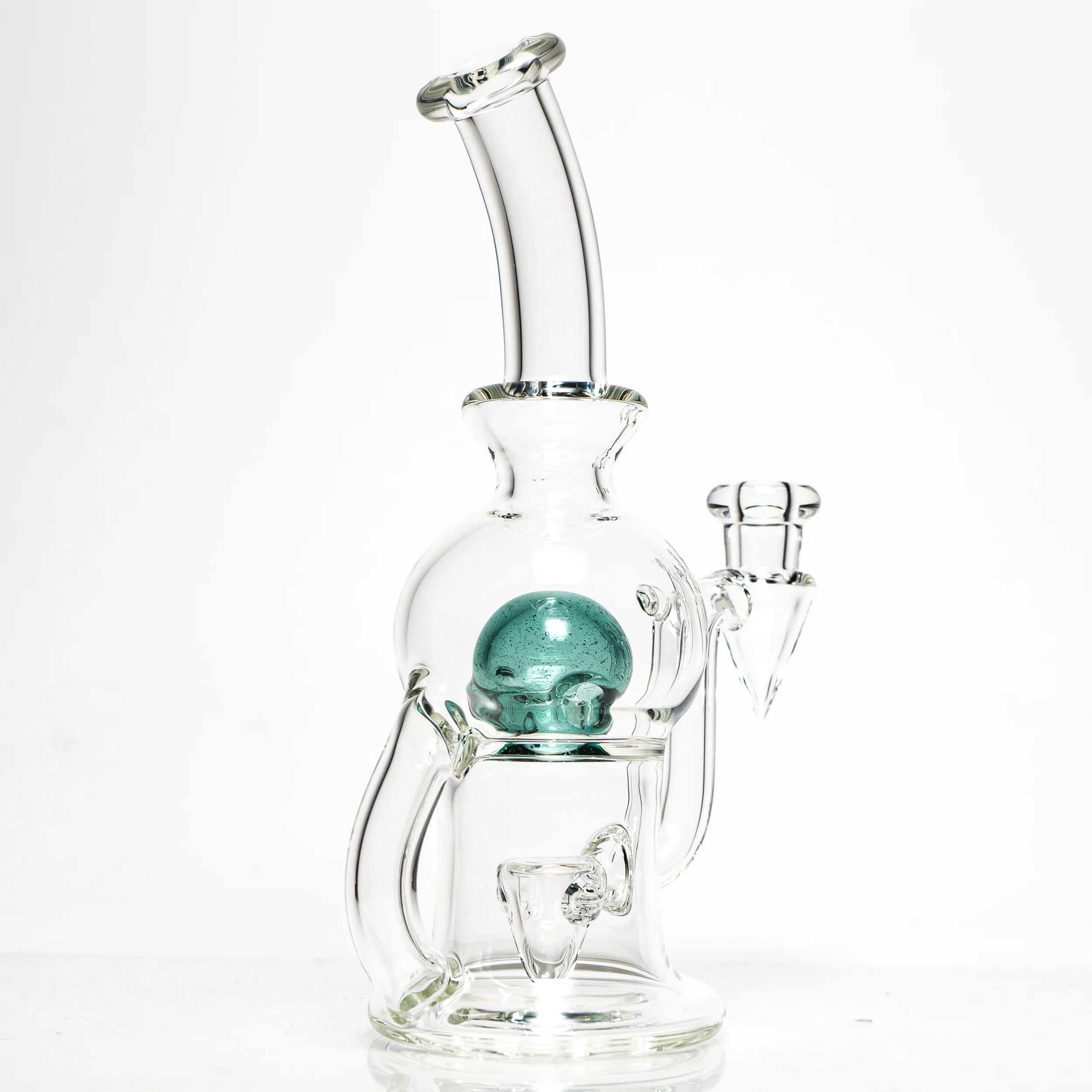 Tube Sock Glass Hustle - Brain Bubbler - Atlantis Accent - Image 3